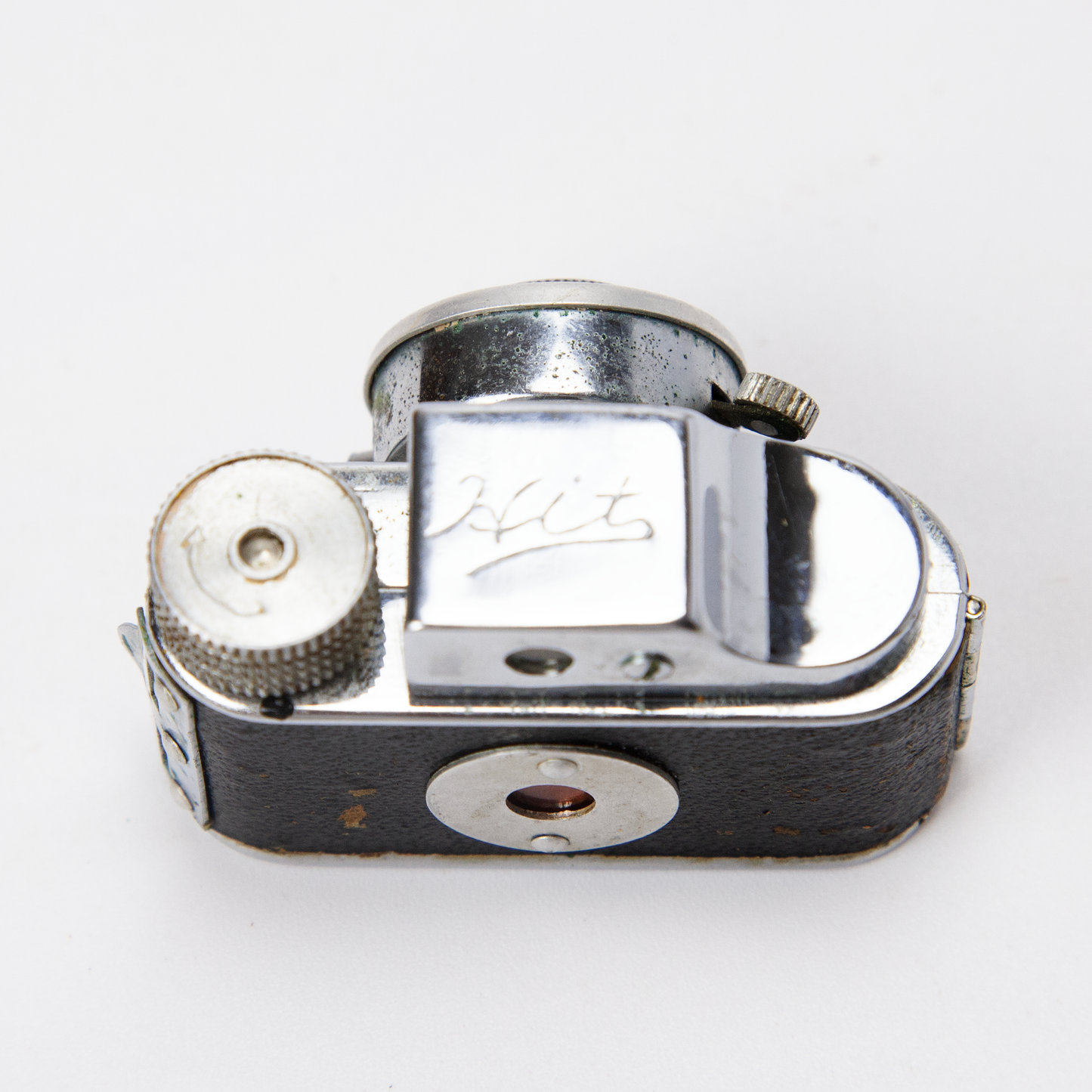 Vintage Hit Miniature Spy Camera With Leather Case Japan
