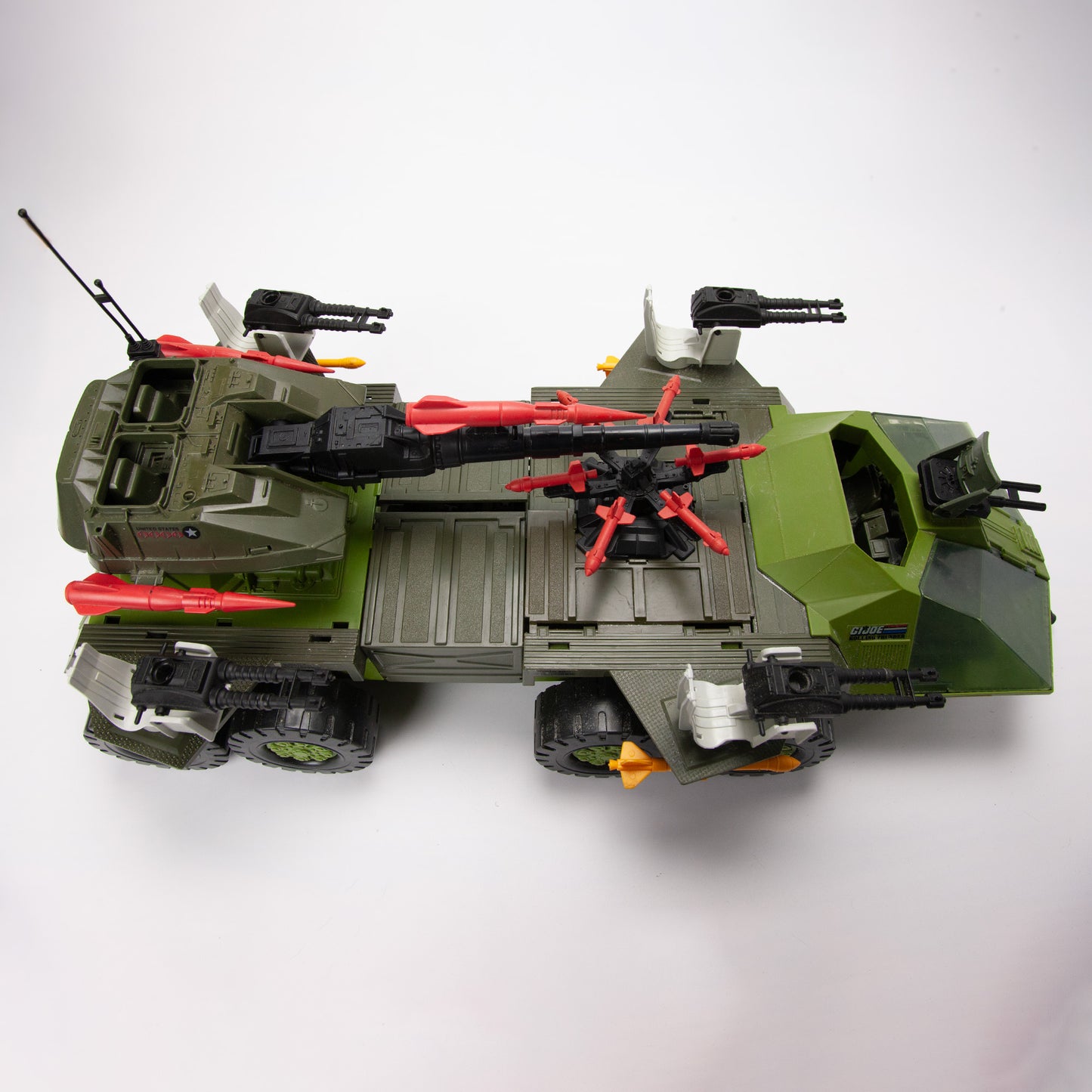 1988 Hasbro G.I. Joe Rolling Thunder w/ Driver & Armadillo - Near Complete