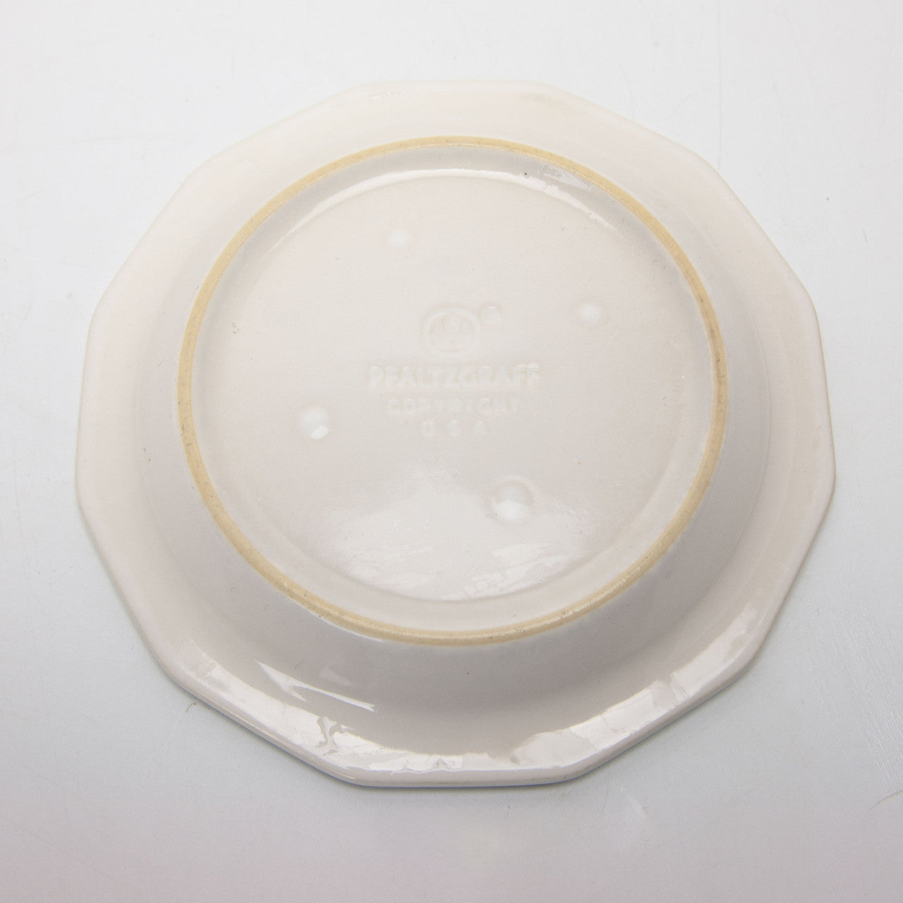 Pfaltzgraff Heritage White Salad Dessert Plates 6.5 Inch Set of 7
