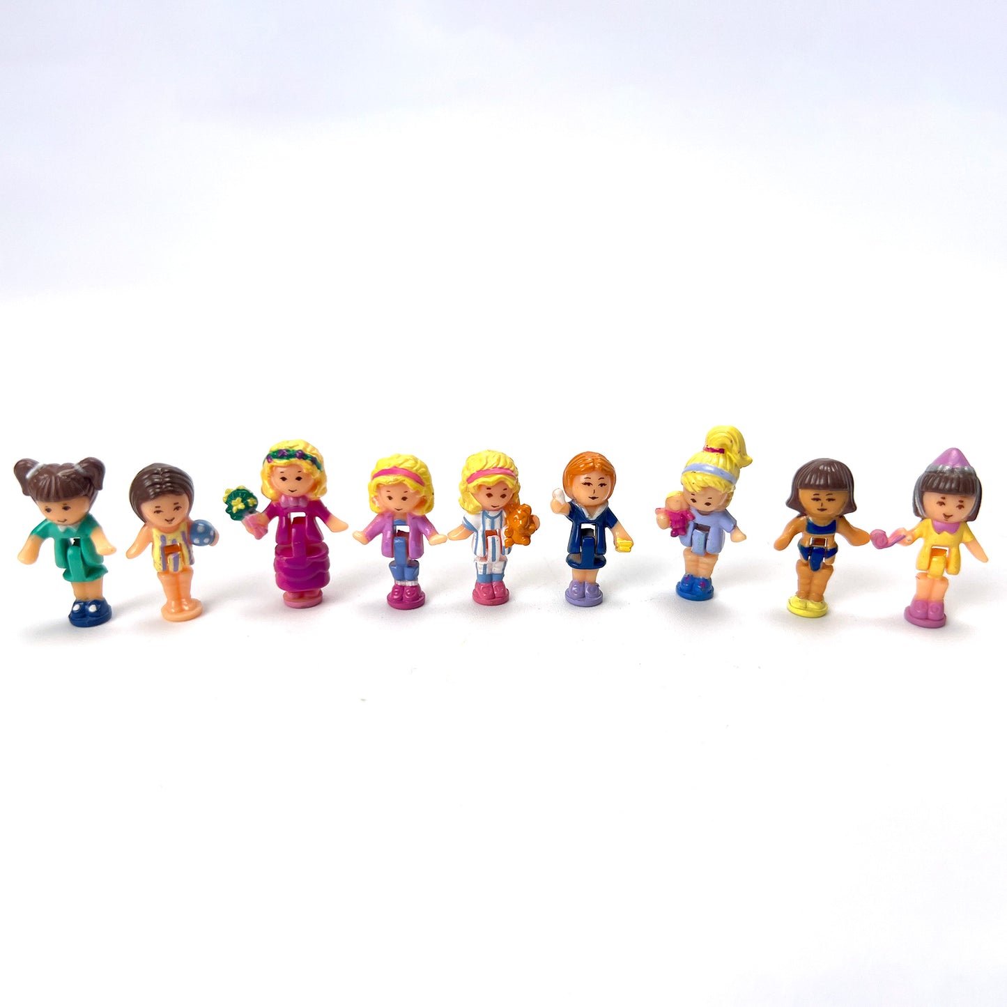 Polly Pocket Pollyville Super Set Complete With Box Lights Working