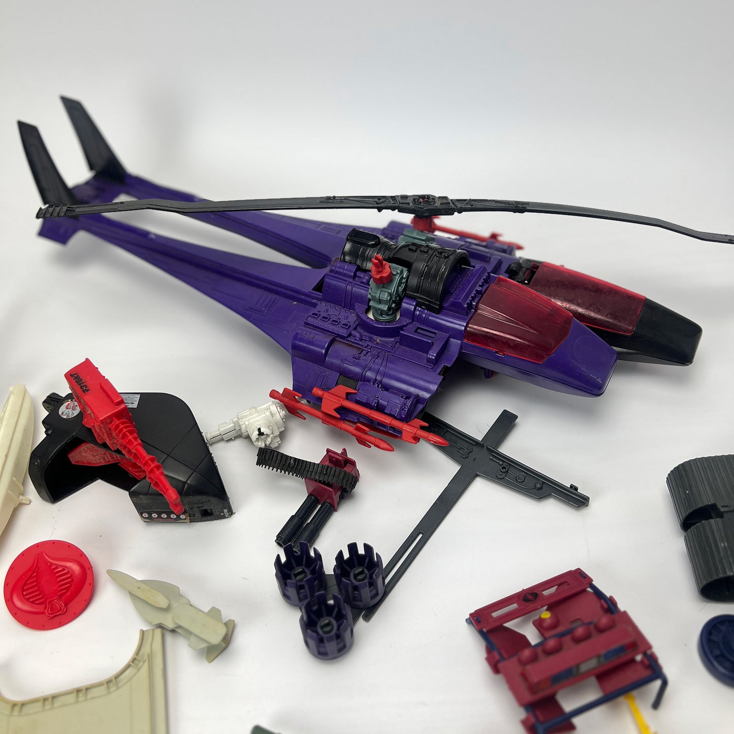G.I. Joe Parts Lot Incomplete Vehicles Weapons Accessories 1980s-90s