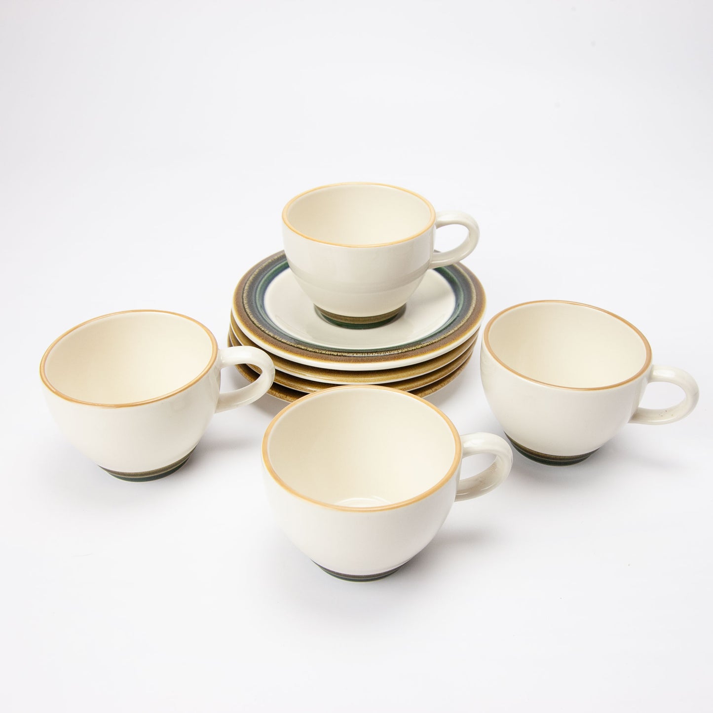 Pfaltzgraff Canyon Ridge Cup and Saucer Set of 4