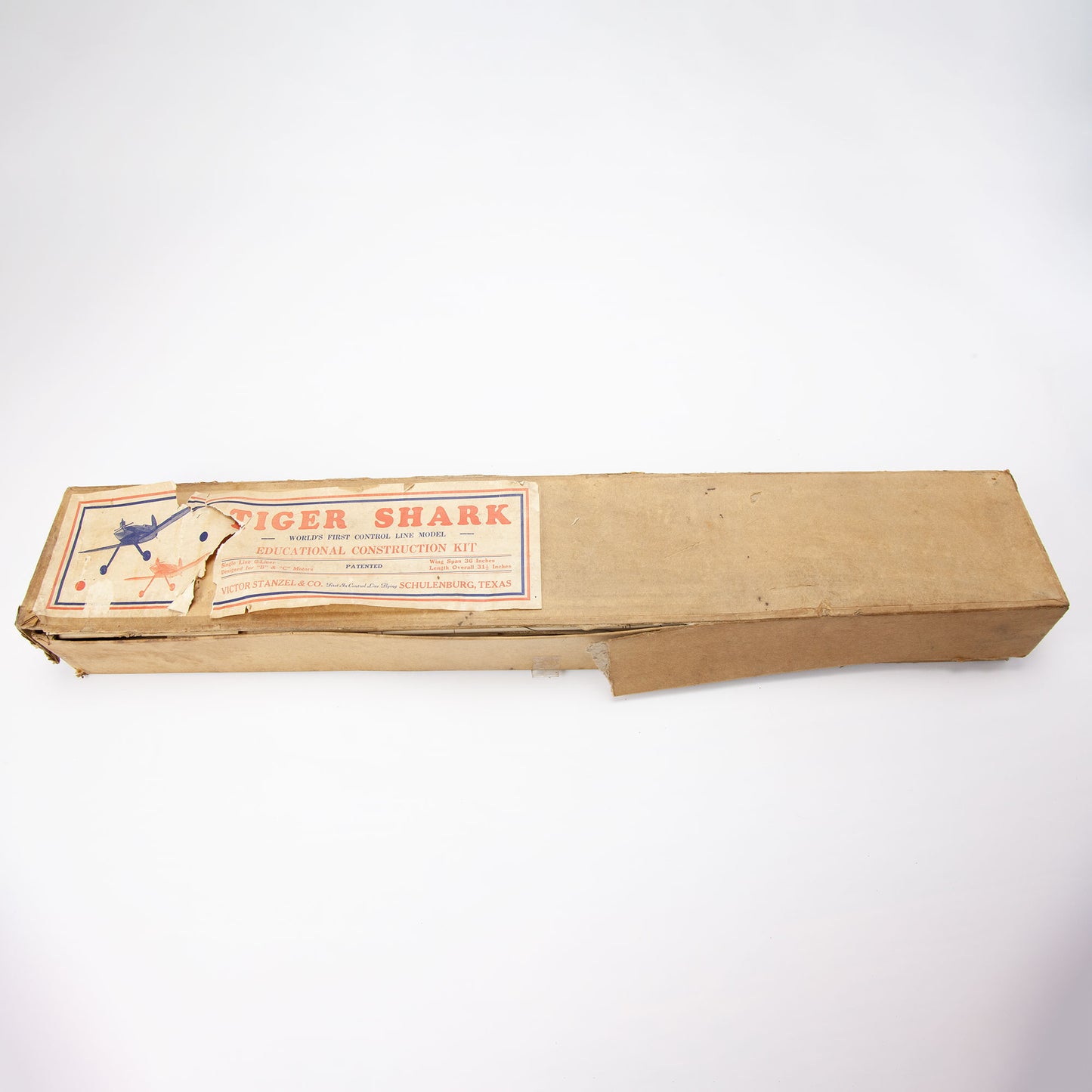 Tiger Shark Model Airplane Kit Victor Stanzel - Incomplete