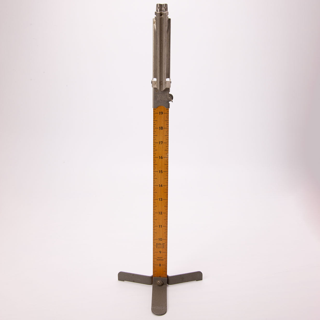 Vintage Pin It Adjustable Skirt Hem Maker 7-20 Inch Tailor Ruler