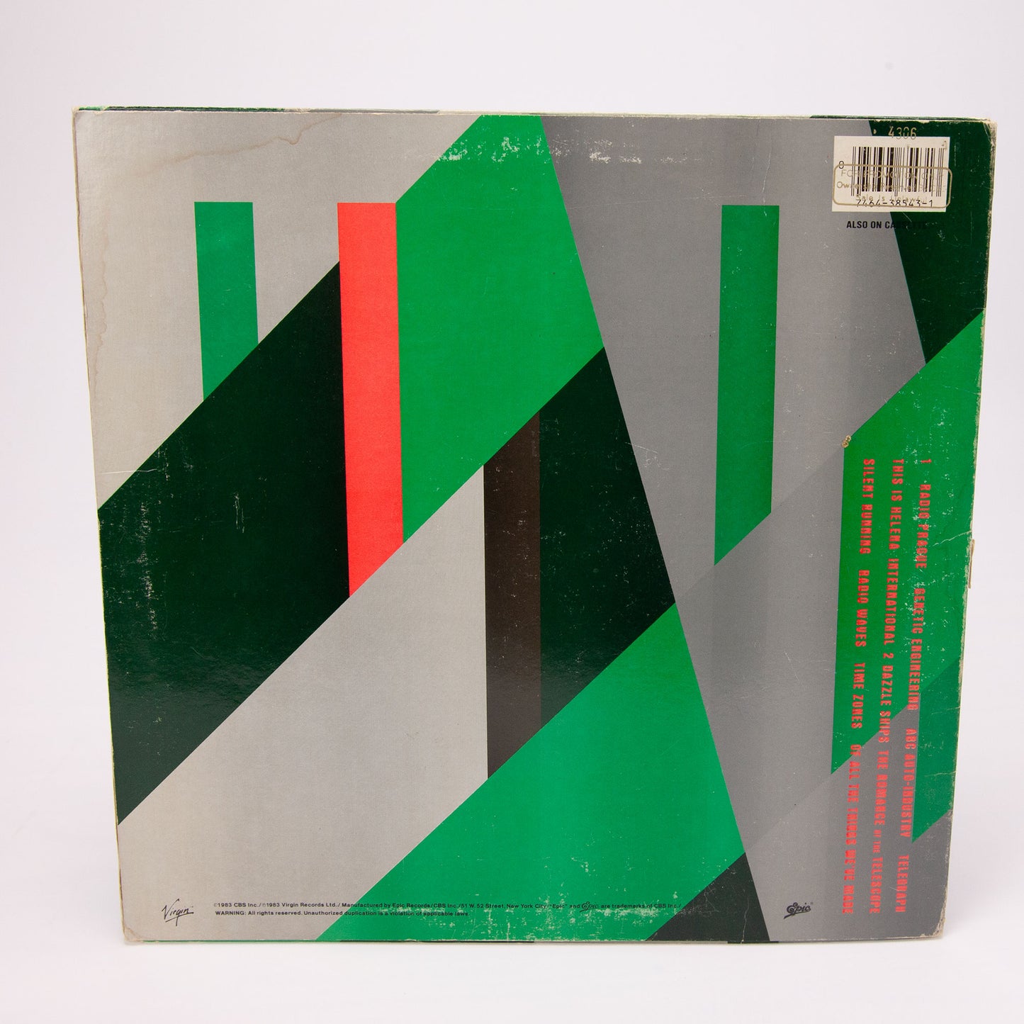 OMD Dazzle Ships 1983 Vinyl Record LP Album