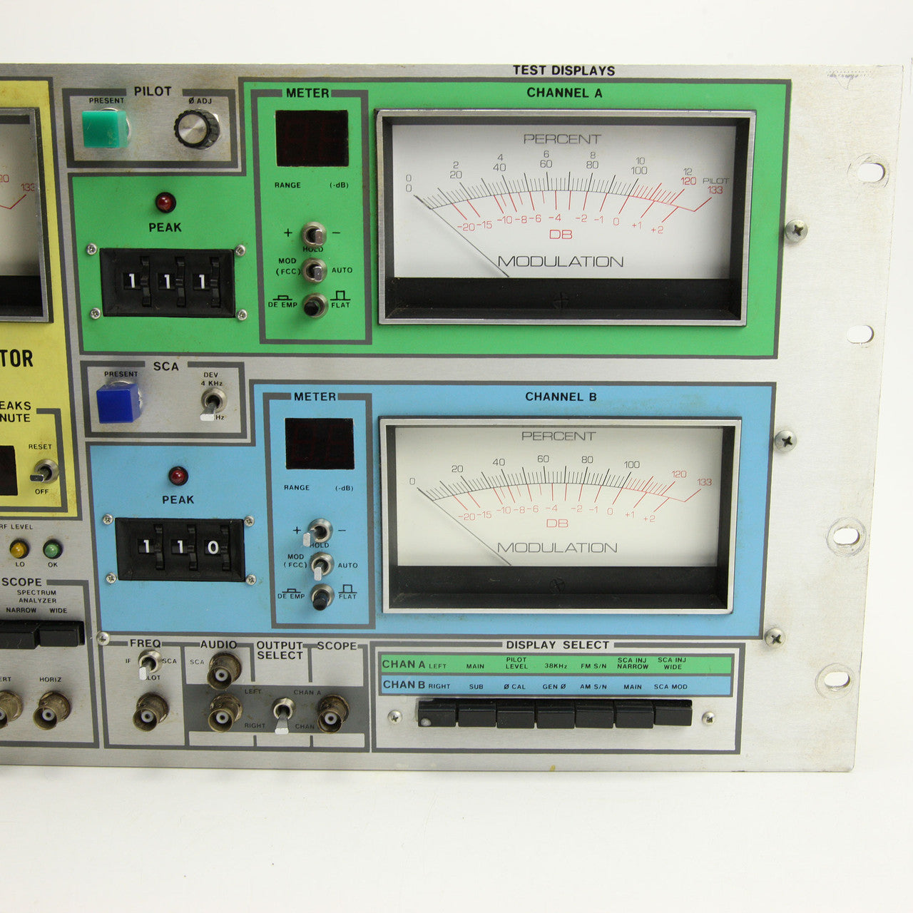 QEI 691-FM Modulation Monitor Radio Broadcast