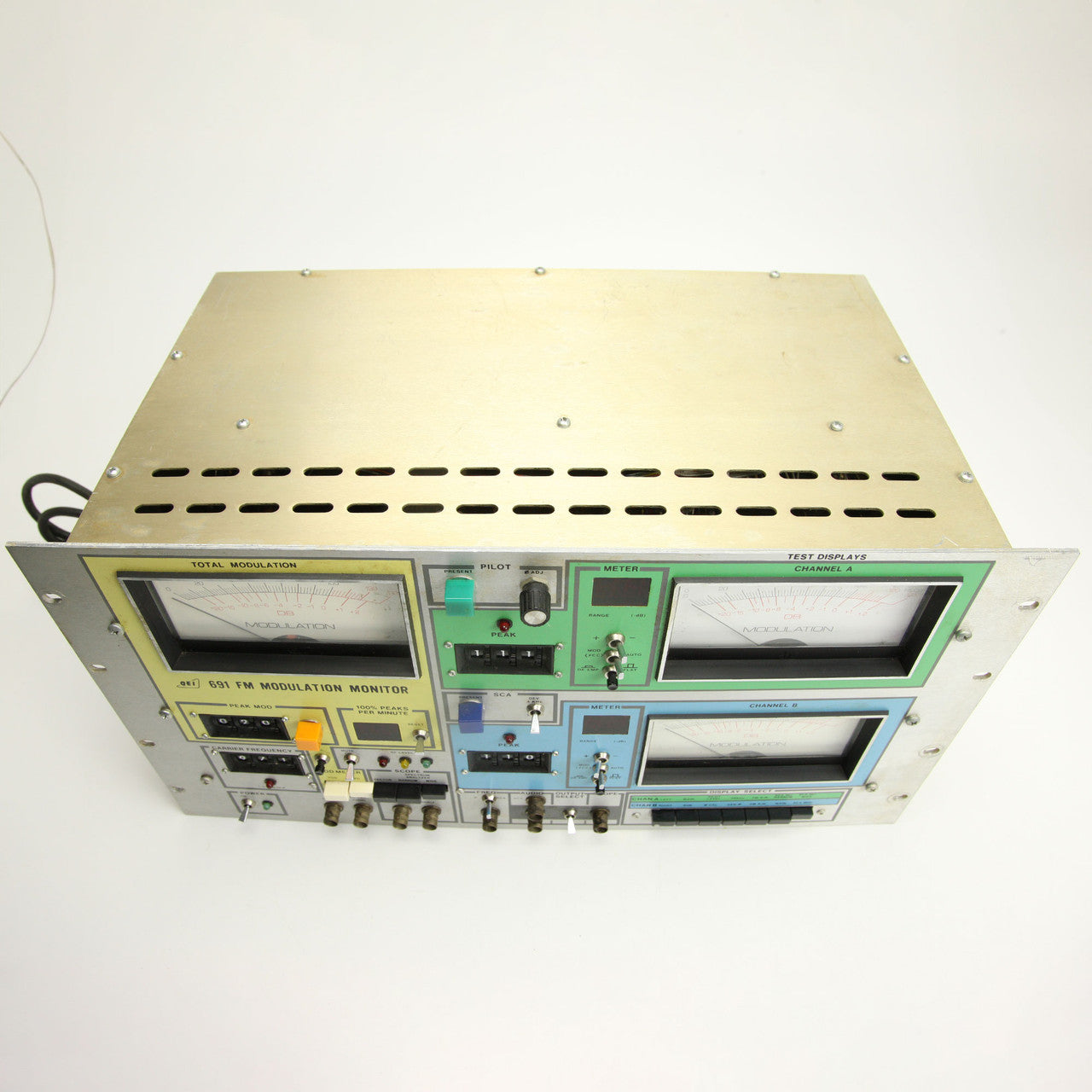 QEI 691-FM Modulation Monitor Radio Broadcast