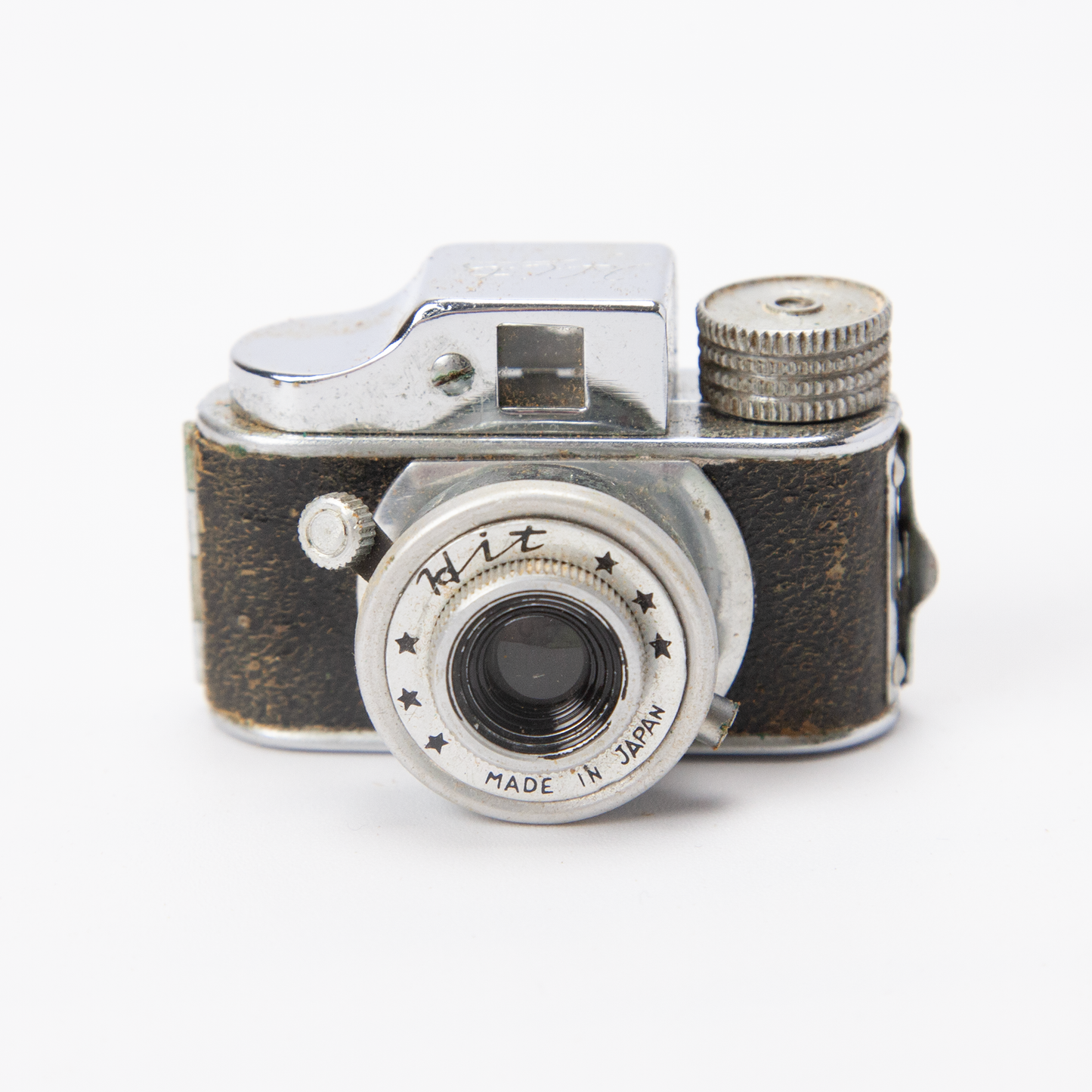 Vintage Hit Miniature Spy Camera With Leather Case Japan