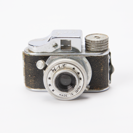 Vintage Hit Miniature Spy Camera With Leather Case Japan