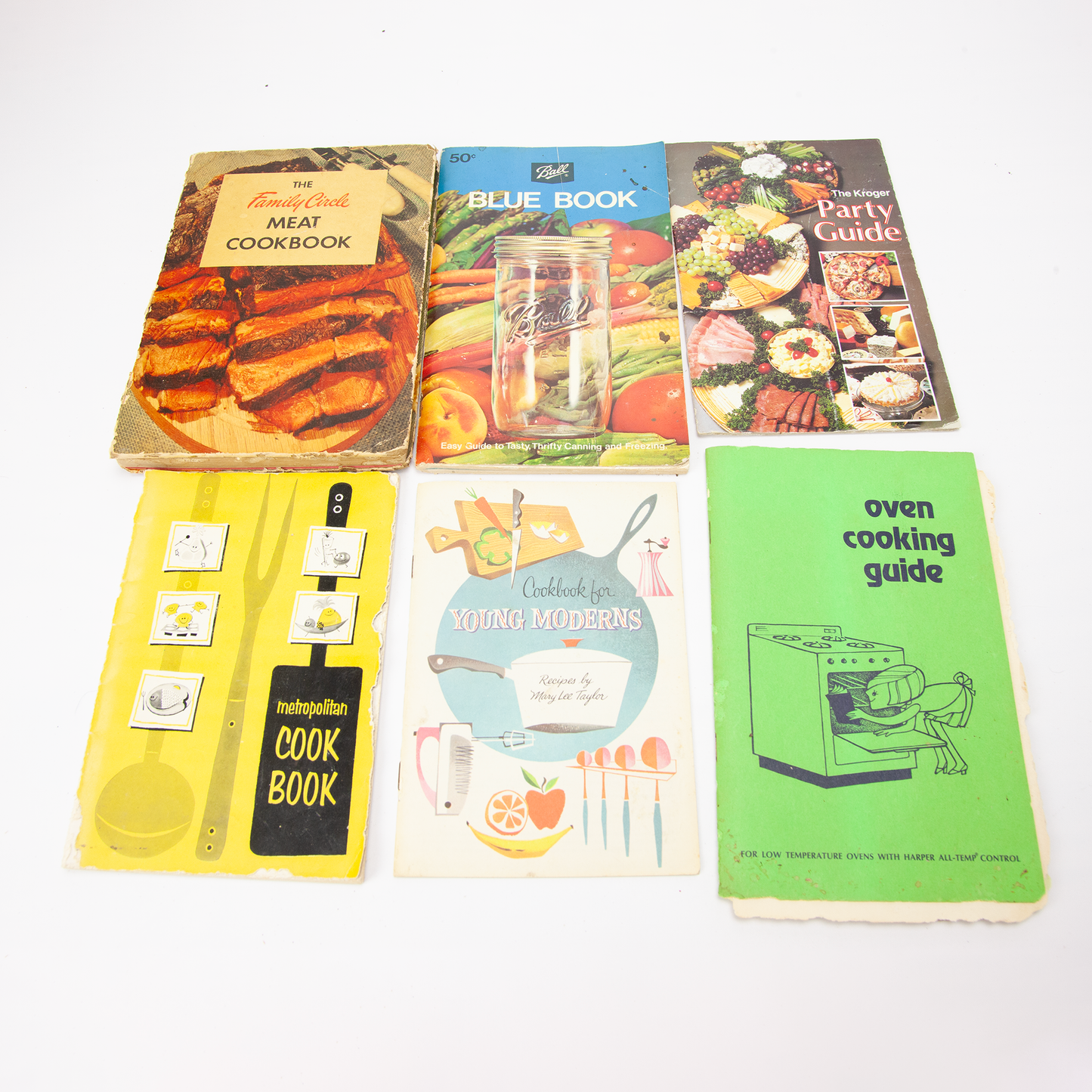 Mid Century Cookbook Pamphlets With Handwritten Recipes Lot of 19
