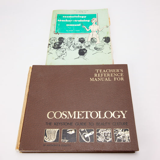1970s Cosmetology Beauty School Teacher Manuals Textbooks Lot of 2