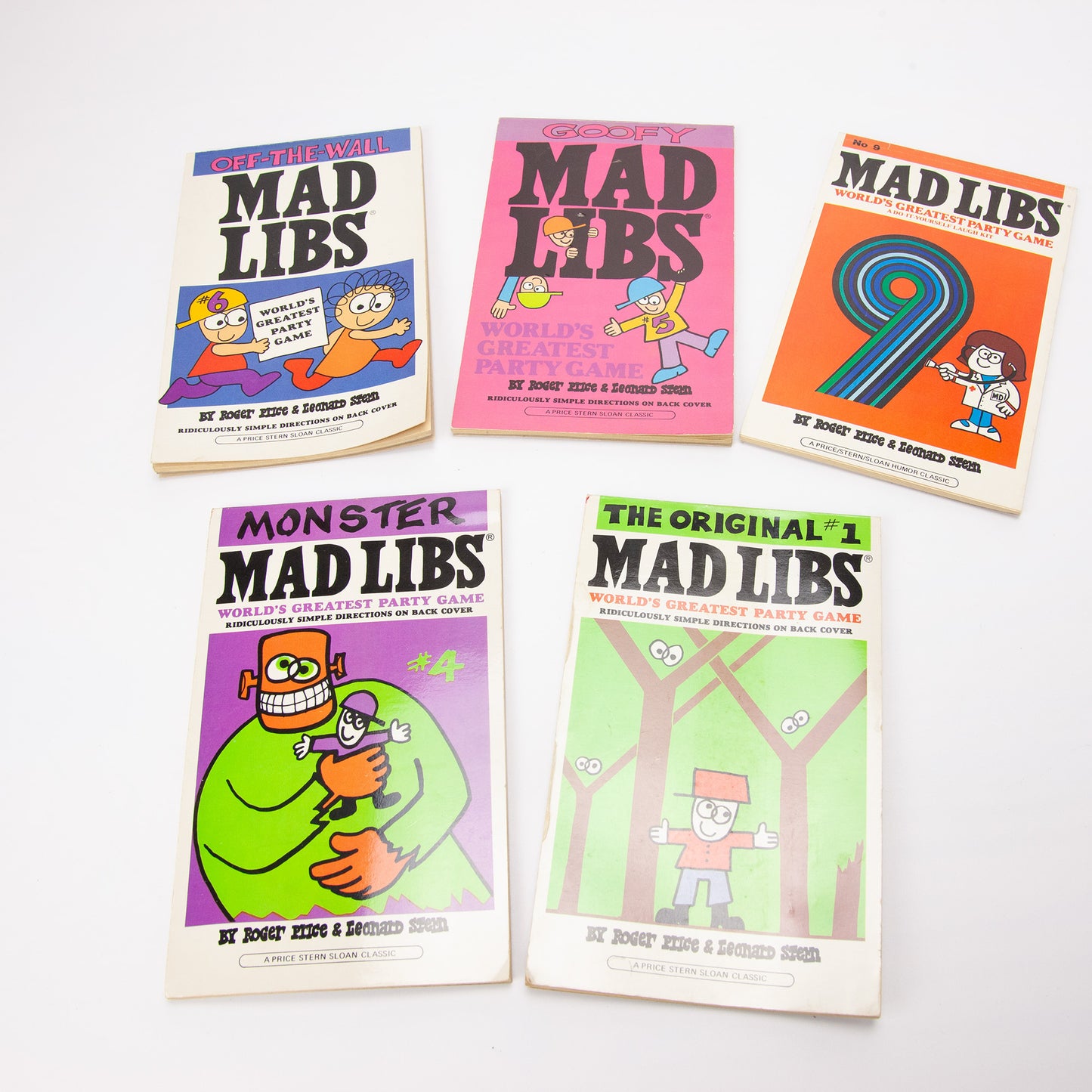 Mad Libs Lot of 5 Unused 1980s Books