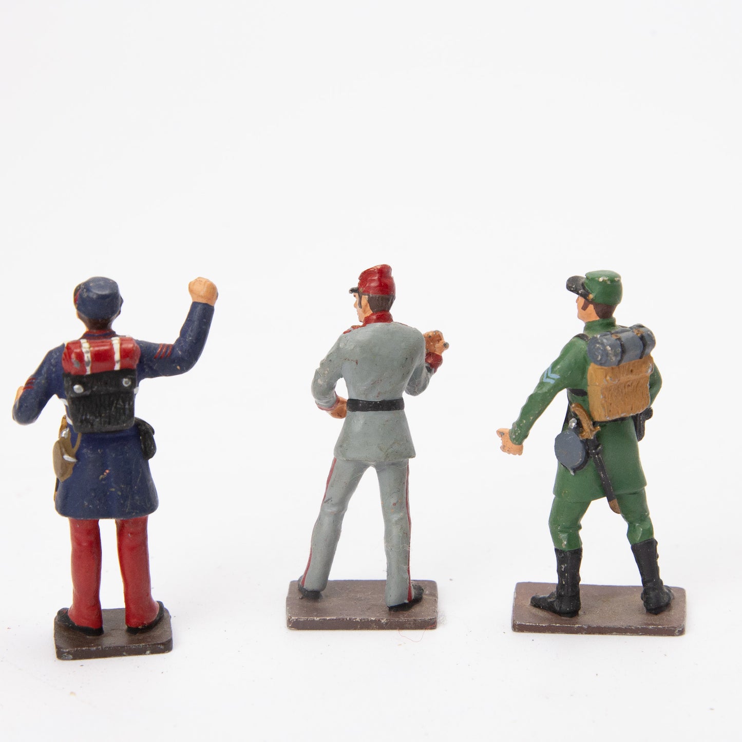 Vintage Lead 54mm Hand Painted Civil War Soldiers Lot of 8