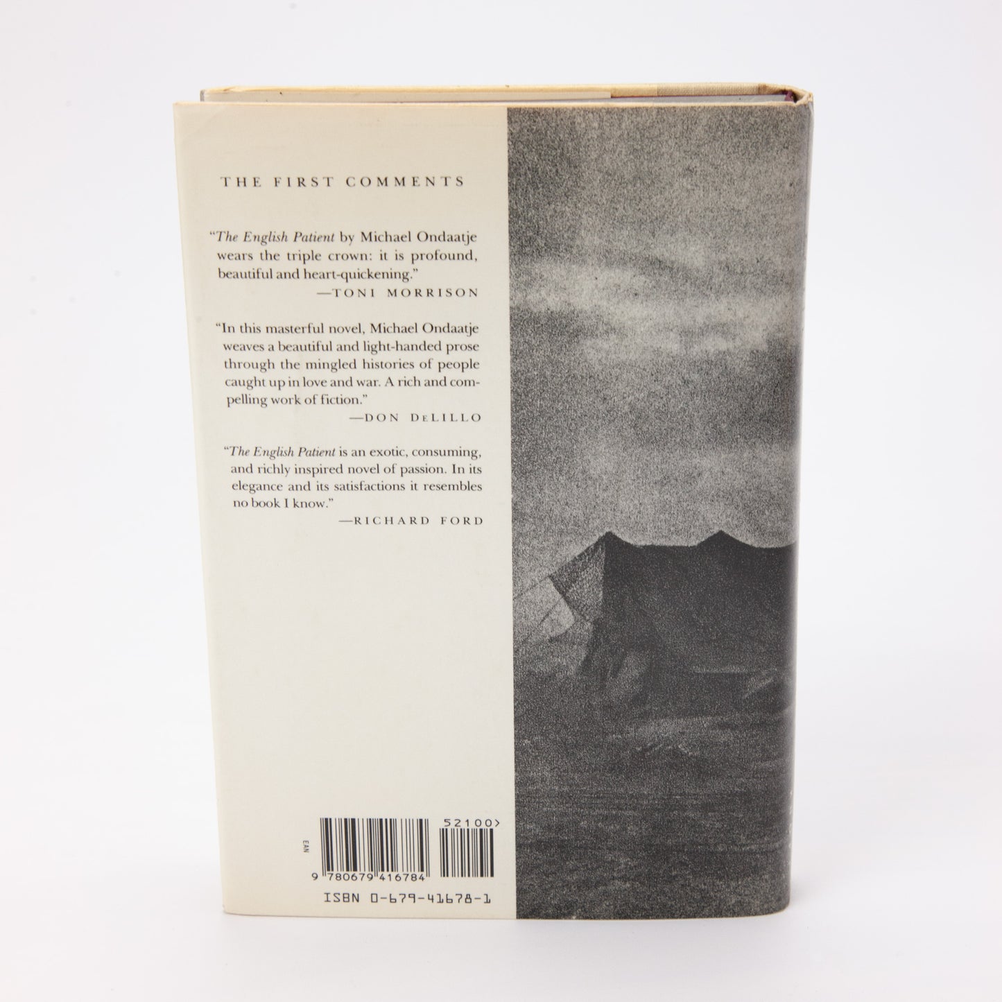 The English Patient First Edition Michael Ondaatje HCDJ