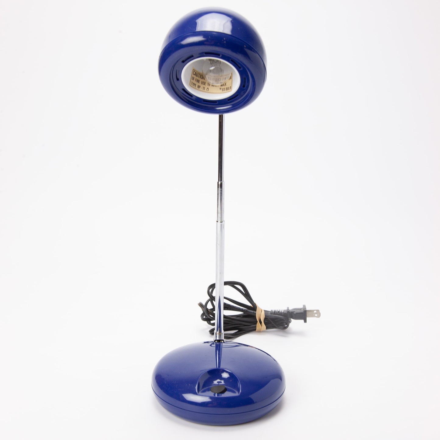 1970s Tensor 650 Blue Telescoping Desk Lamp