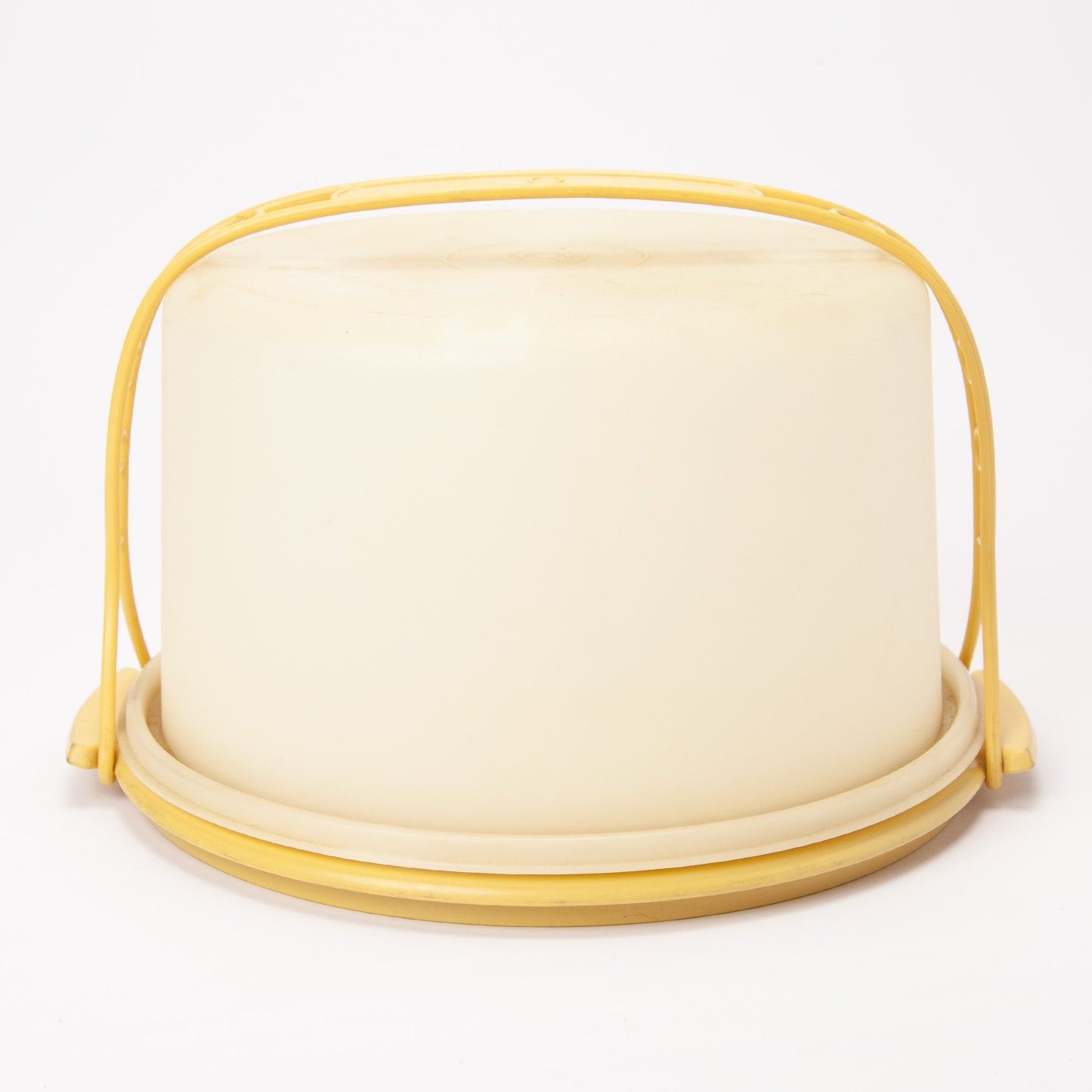 Vintage Tupperware Harvest Gold Cake Carrier 684-5 With Handle