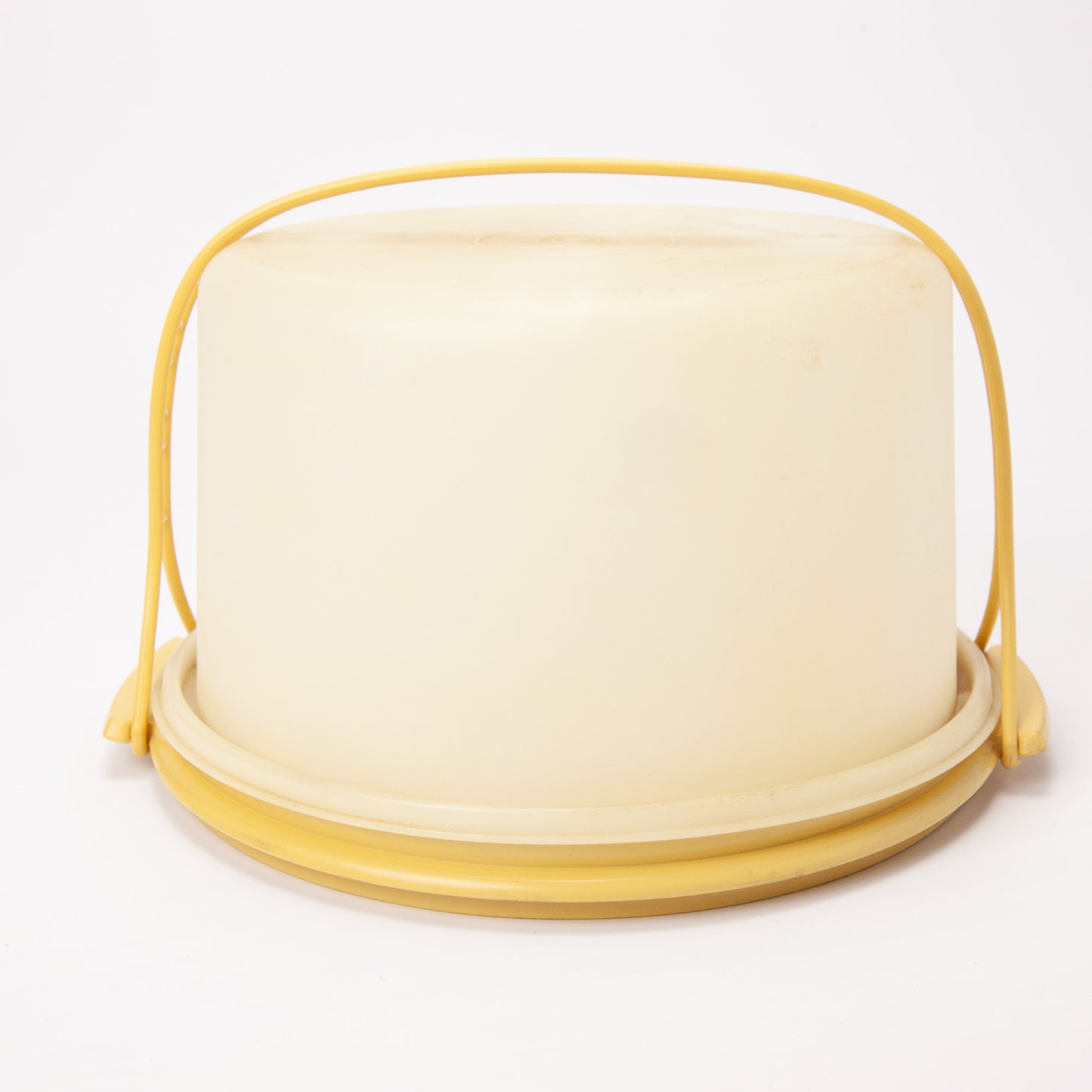 Vintage Tupperware Harvest Gold Cake Carrier 684-5 With Handle