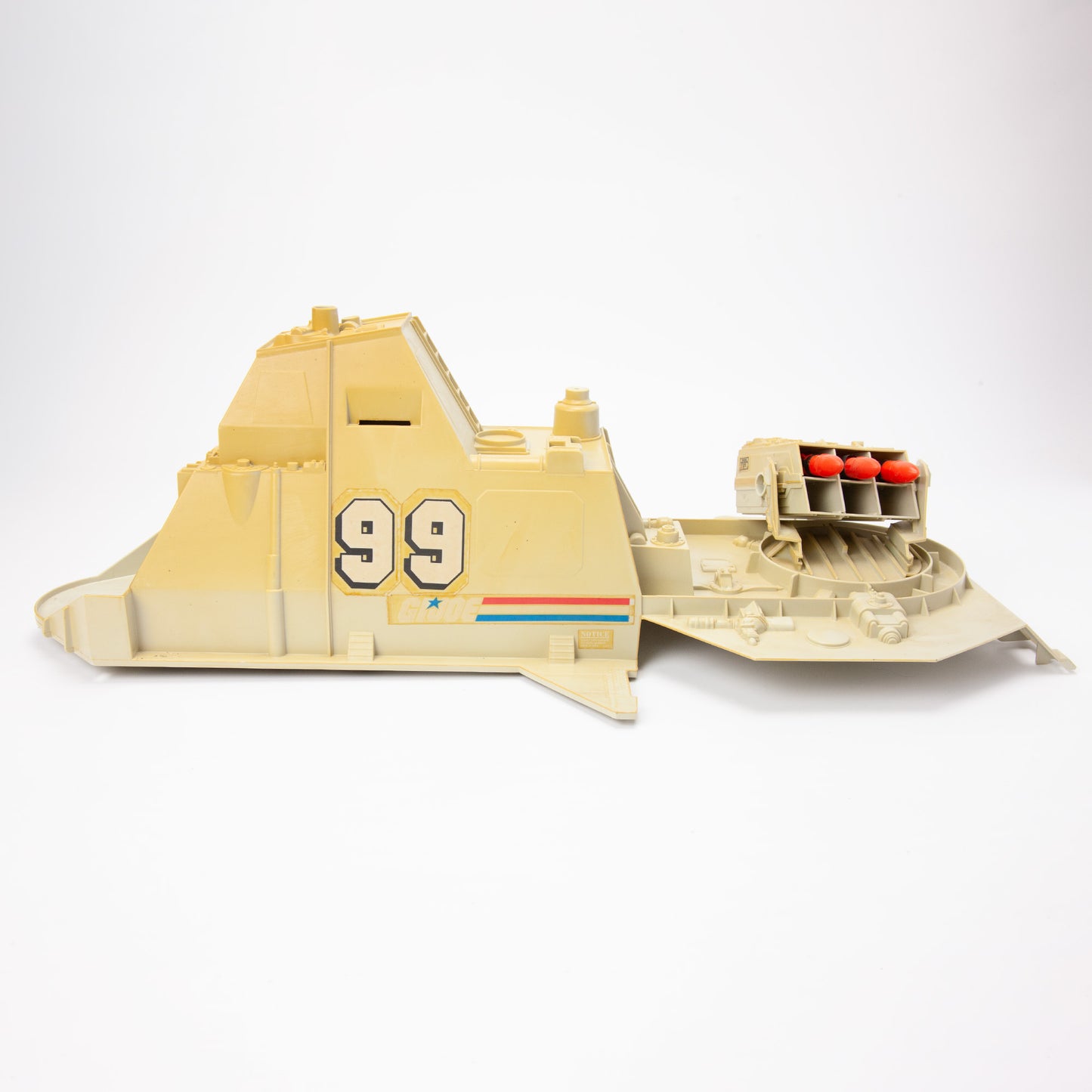 1985 G.I. Joe USS Flagg Aircraft Carrier M-4056 Superstructure Top with Missle Launcher