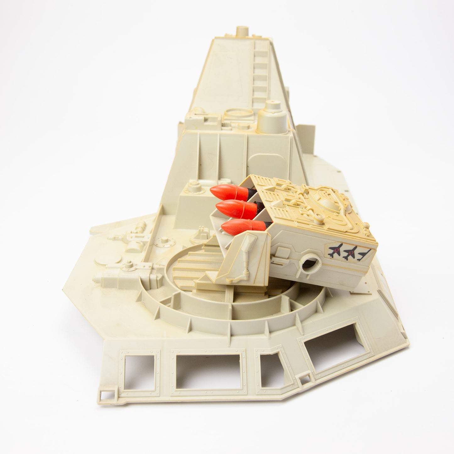 1985 G.I. Joe USS Flagg Aircraft Carrier M-4056 Superstructure Top with Missle Launcher