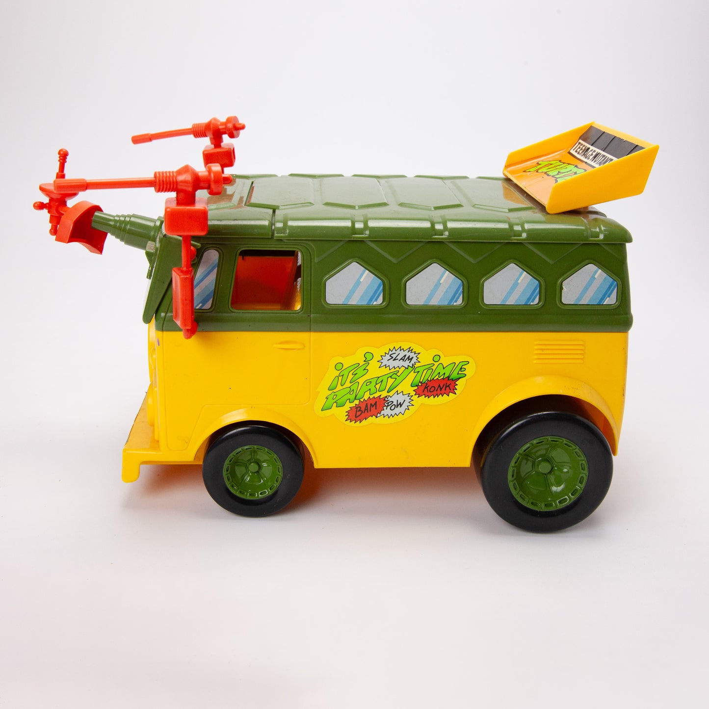 1989 Playmates Teenage Mutant Ninja Turtles Party Wagon Complete