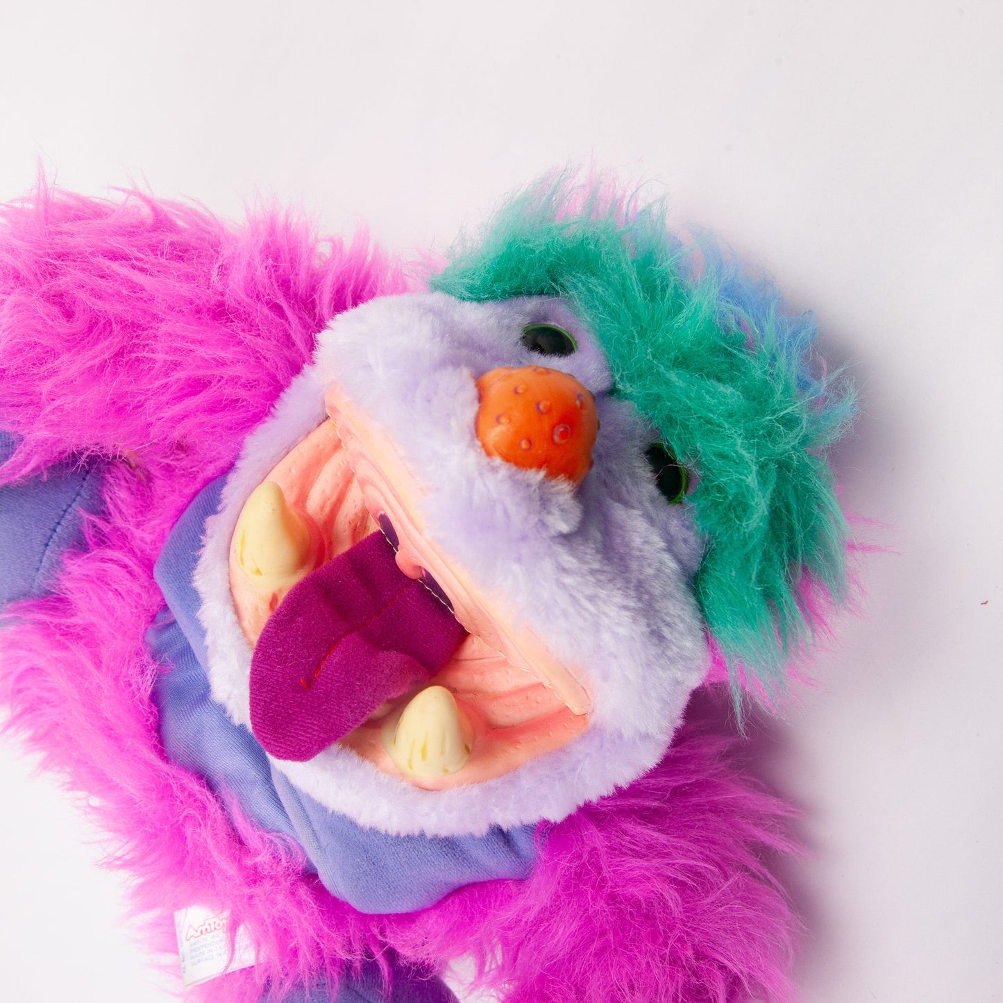 1986 My Pet Monster Wogster Plush Hand Puppet Stuffed Animal