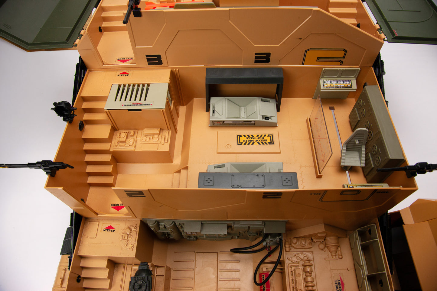 1987 G.I. Joe Mobile Command Center w/ Steamroller Driver - Incomplete