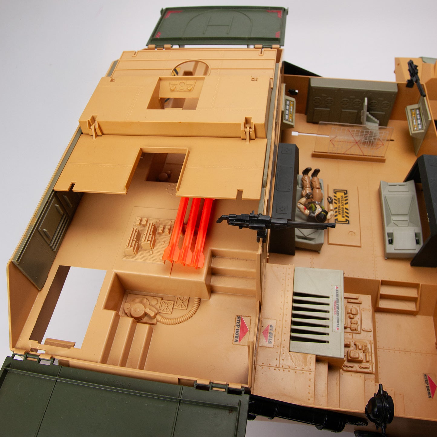 1987 G.I. Joe Mobile Command Center w/ Steamroller Driver - Incomplete