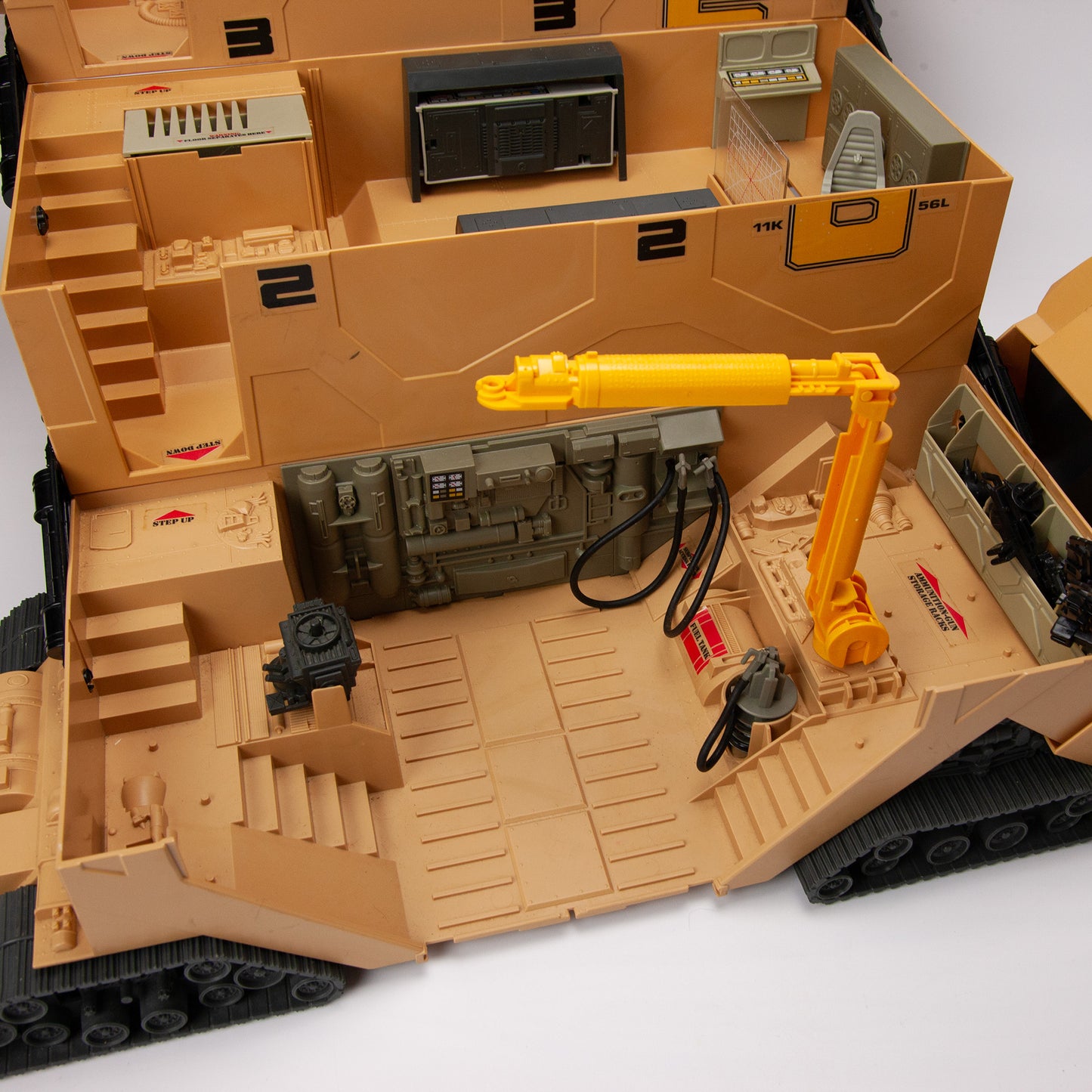 1987 G.I. Joe Mobile Command Center w/ Steamroller Driver - Incomplete
