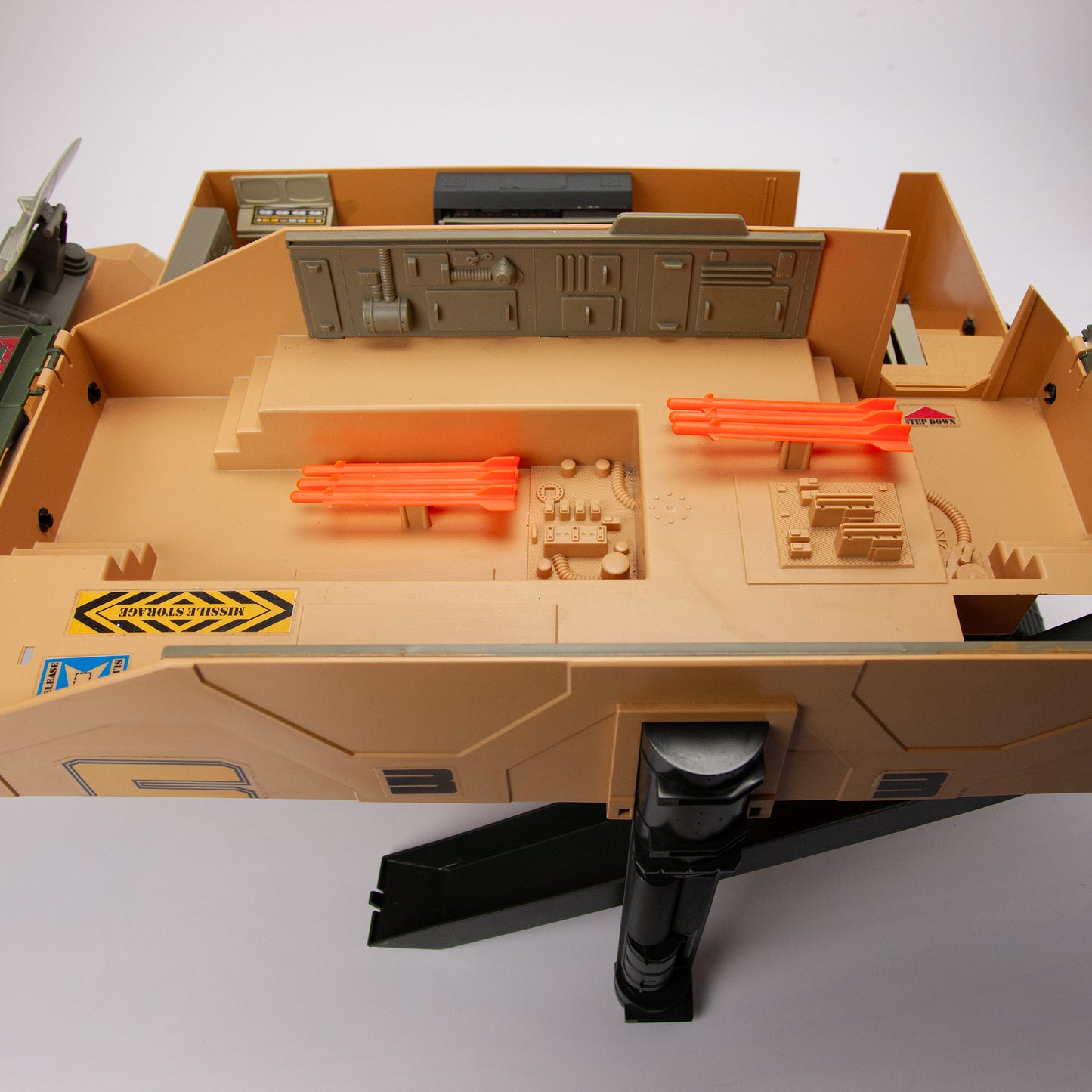 1987 G.I. Joe Mobile Command Center w/ Steamroller Driver - Incomplete
