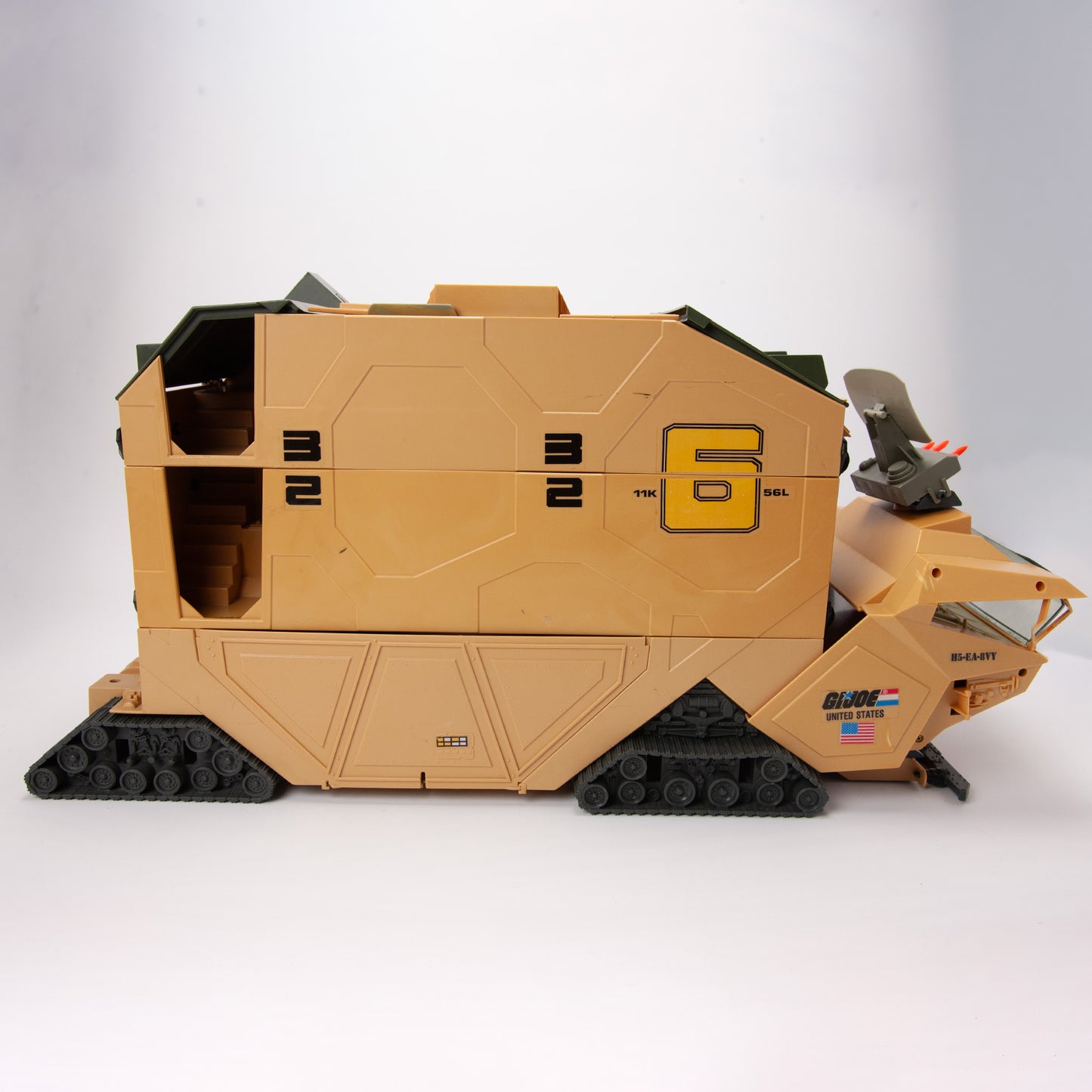 1987 G.I. Joe Mobile Command Center w/ Steamroller Driver - Incomplete