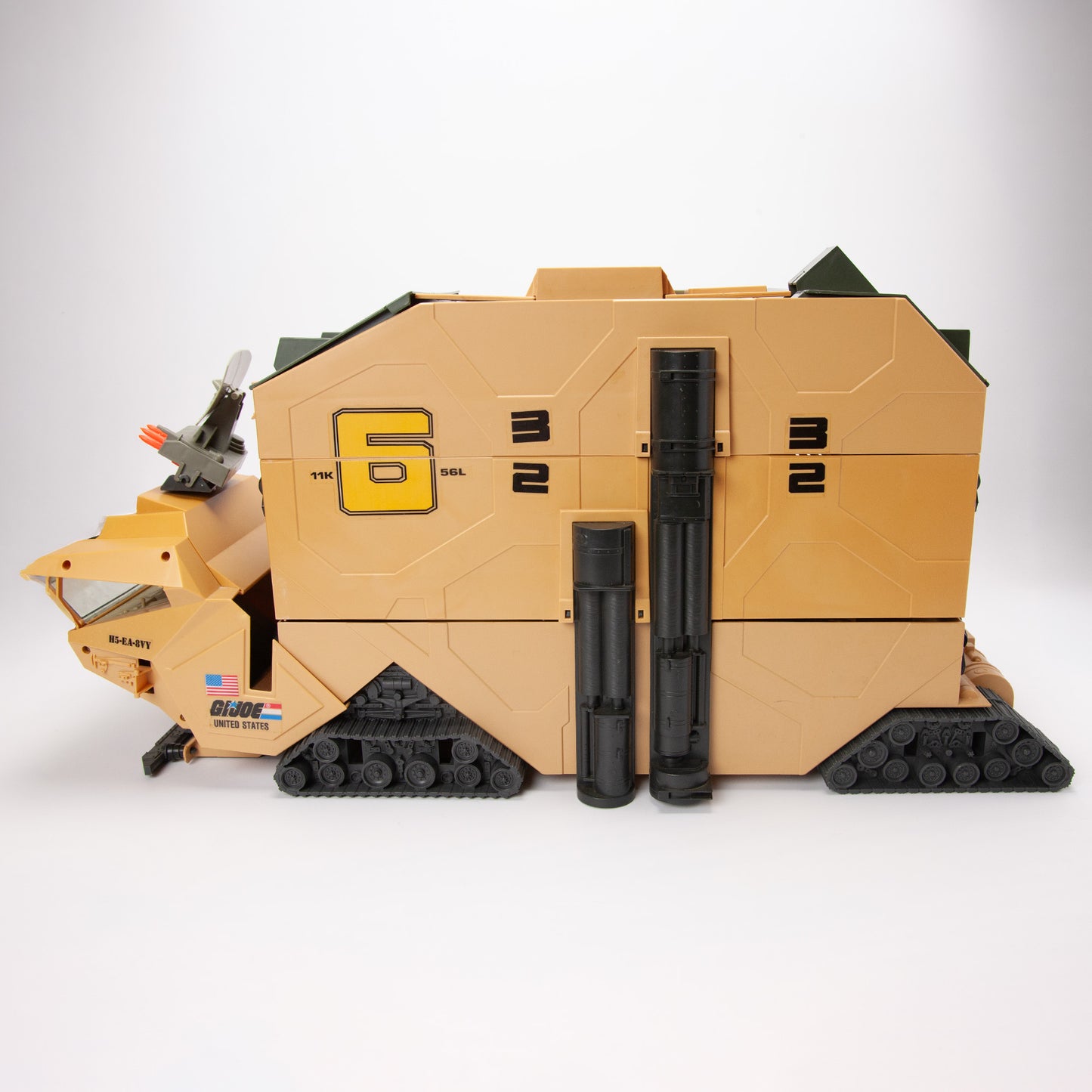 1987 G.I. Joe Mobile Command Center w/ Steamroller Driver - Incomplete