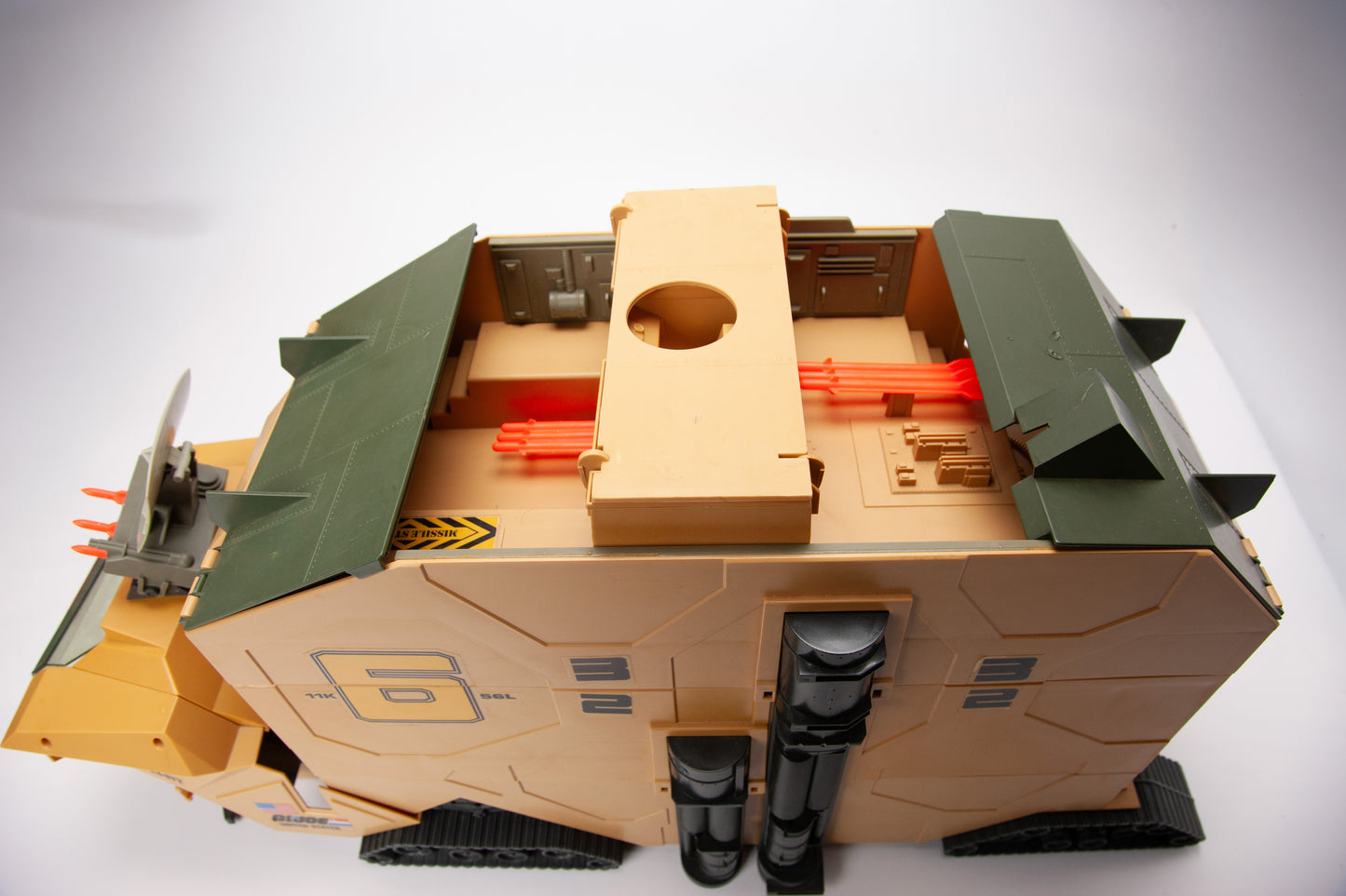 1987 G.I. Joe Mobile Command Center w/ Steamroller Driver - Incomplete