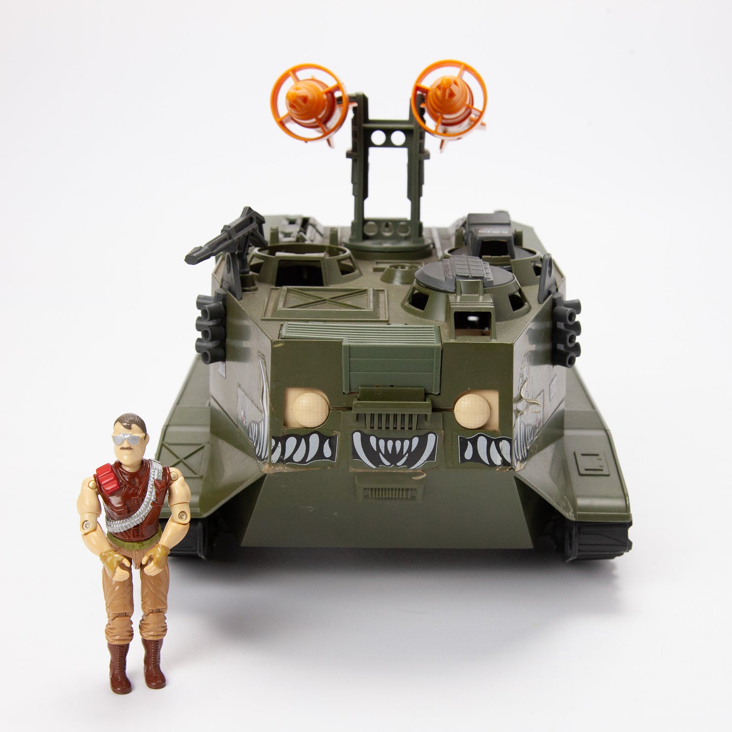 1988 Hasbro G.I. Joe Warthog Vehicle w/ Sergeant Slaughter - Near Complete