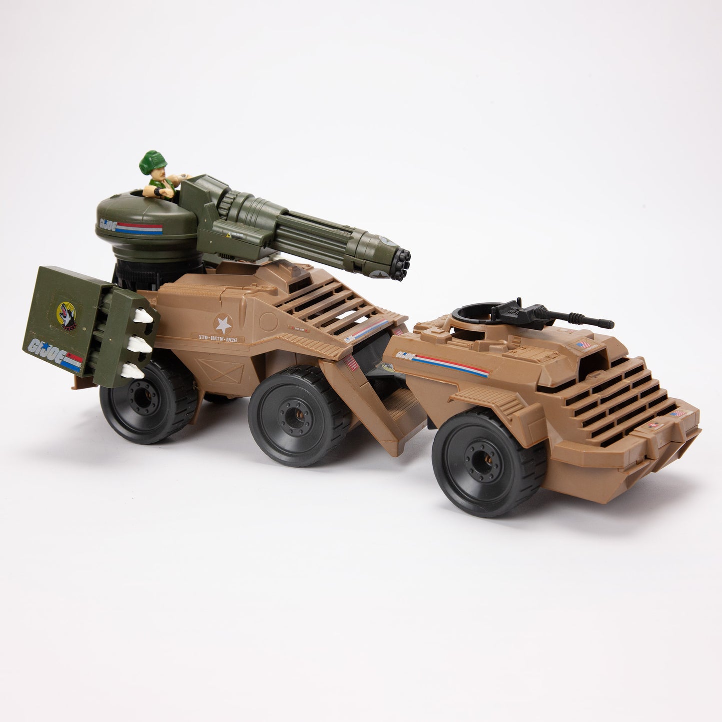 1988 G.I. Joe Mean Dog Vehicle w/ Driver - Near Complete