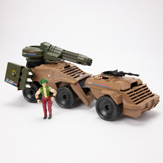 1988 G.I. Joe Mean Dog Vehicle w/ Driver - Near Complete