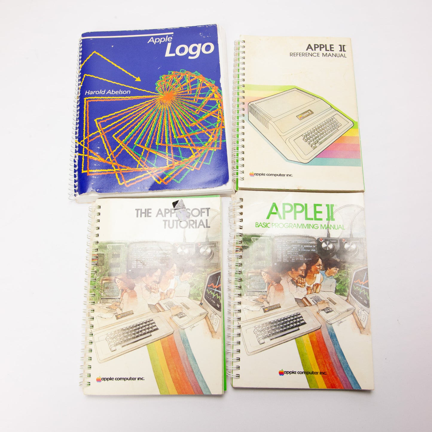 Vintage Apple IIc Computer A2S4000 w/ External Drive Manuals - Parts or Repair