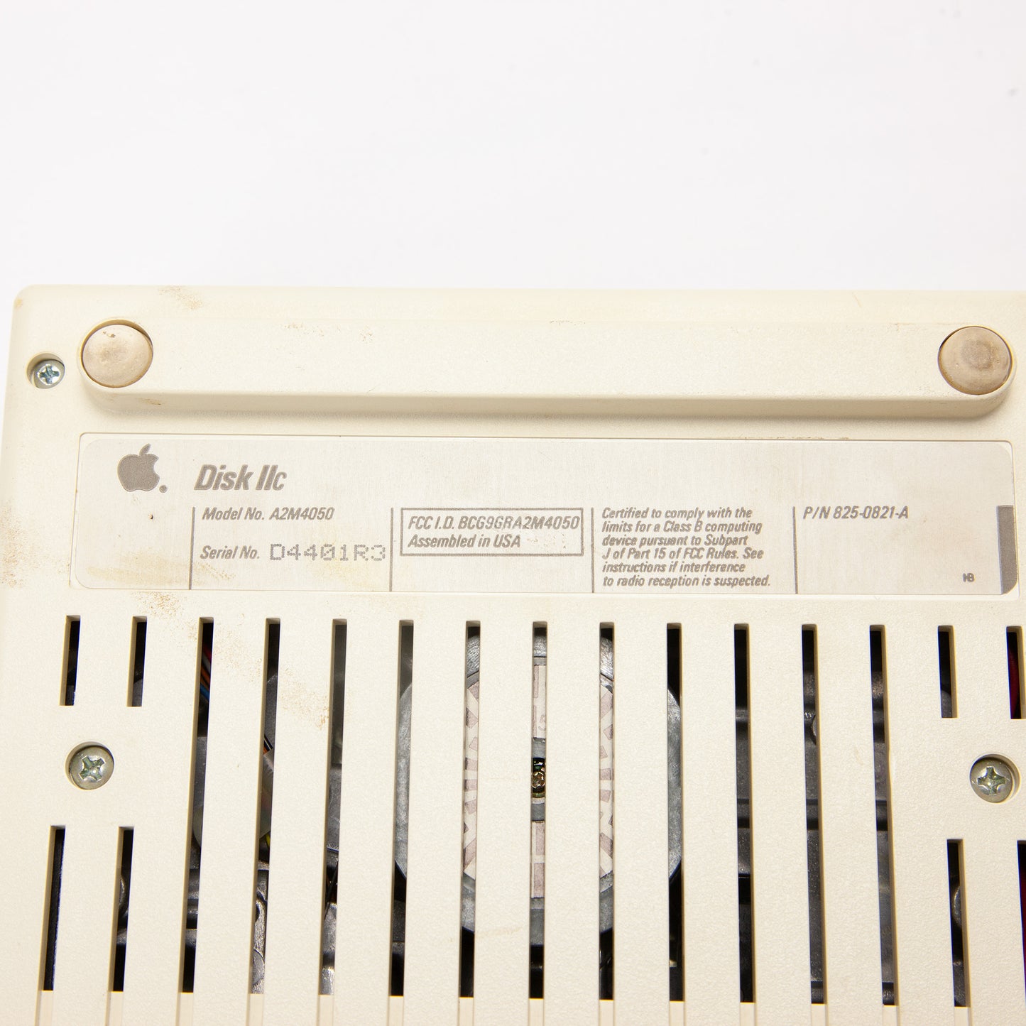 Vintage Apple IIc Computer A2S4000 w/ External Drive Manuals - Parts or Repair