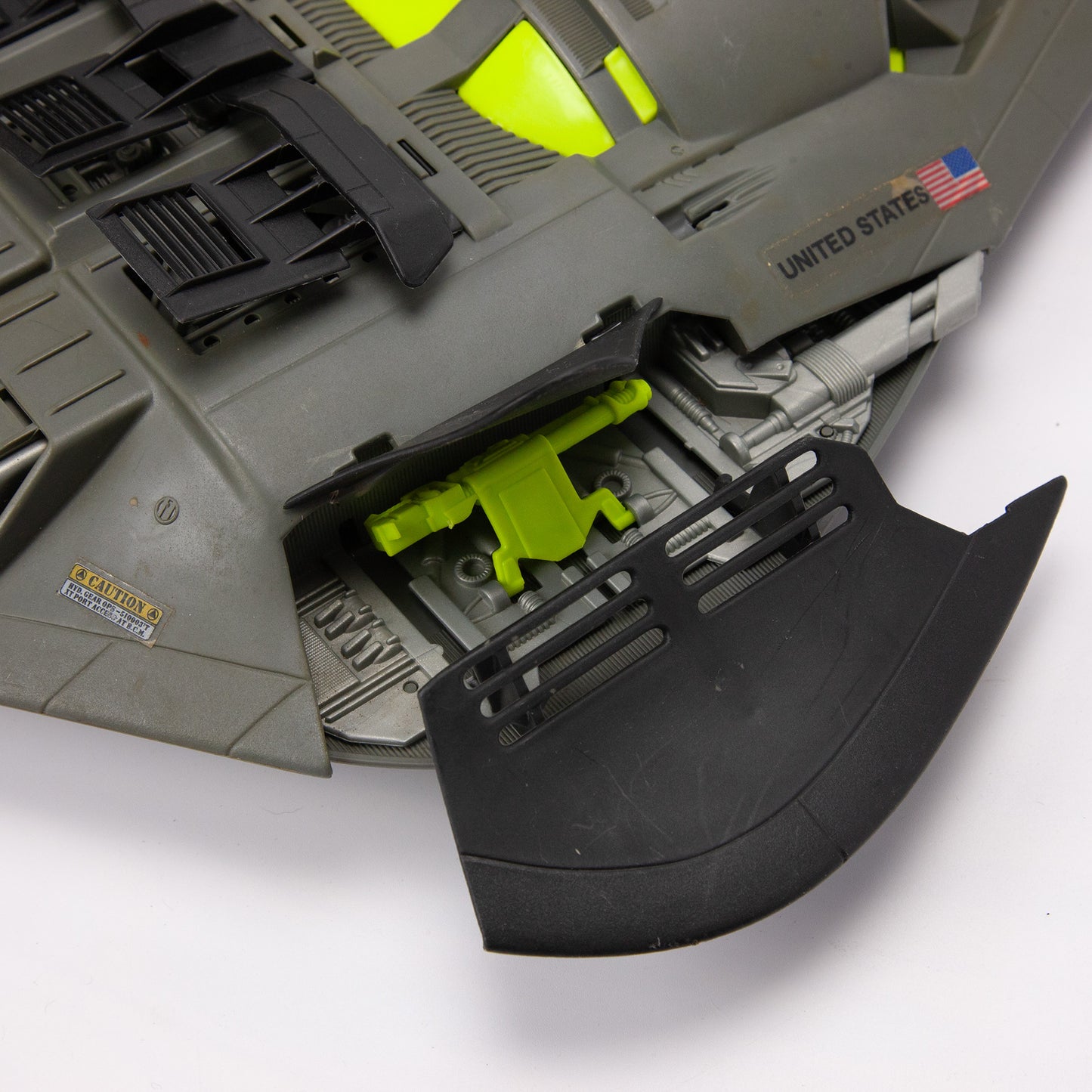 GI Joe Phantom X-19 Stealth Fighter w Ghost Rider Driver Incomplete