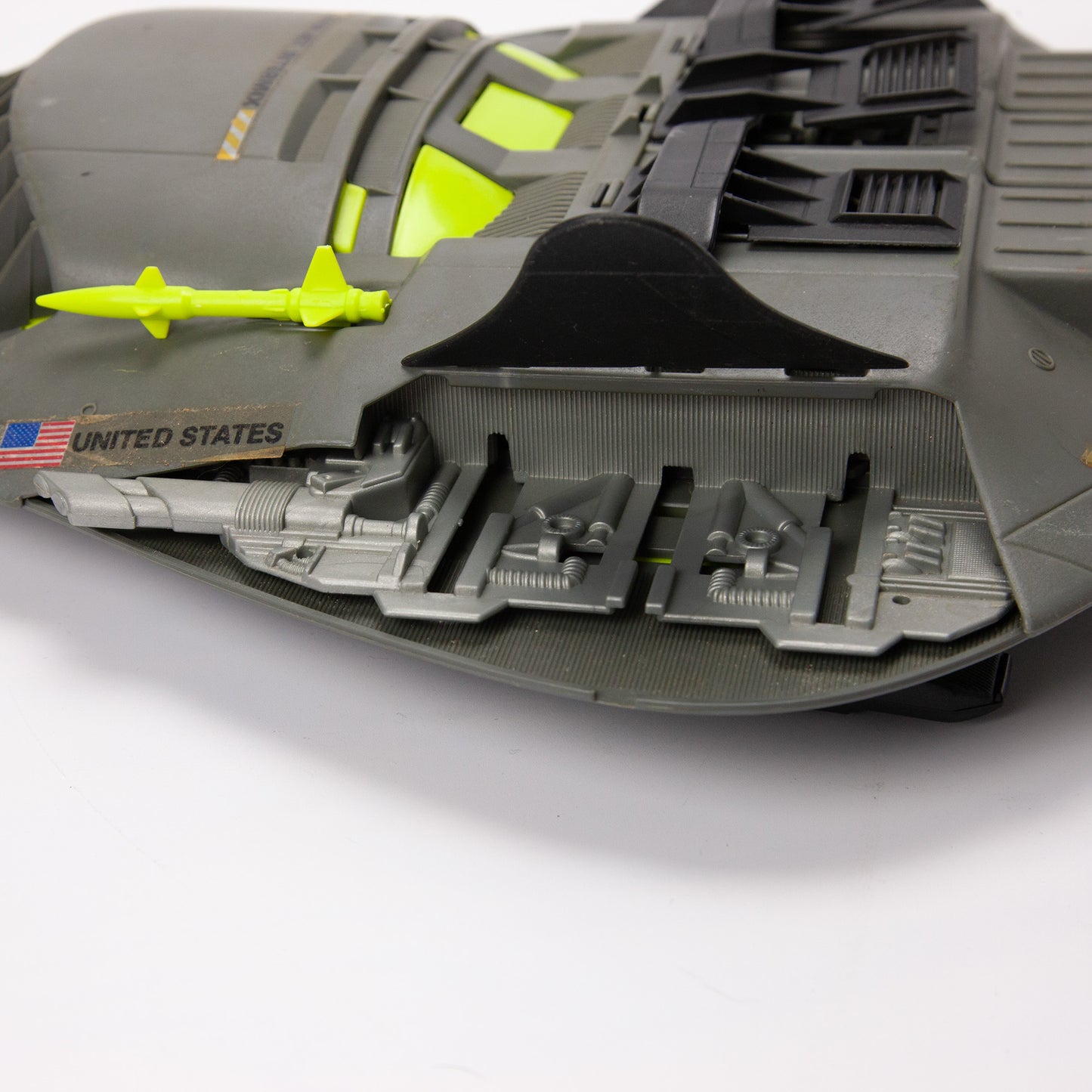 GI Joe Phantom X-19 Stealth Fighter w Ghost Rider Driver Incomplete