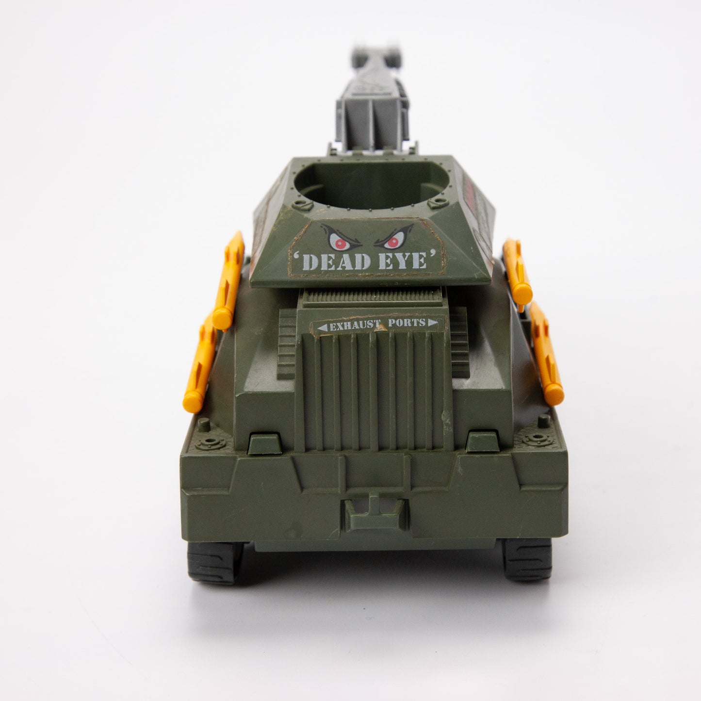 GI Joe 1987 Persuader Tank w Backstop Driver Near Complete Vehicle