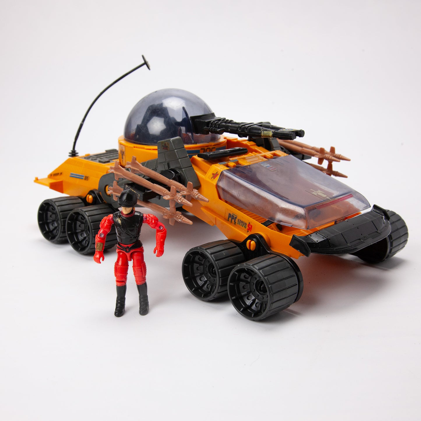 GI Joe Destro's Razorback w Wild Boar Driver - Near Complete