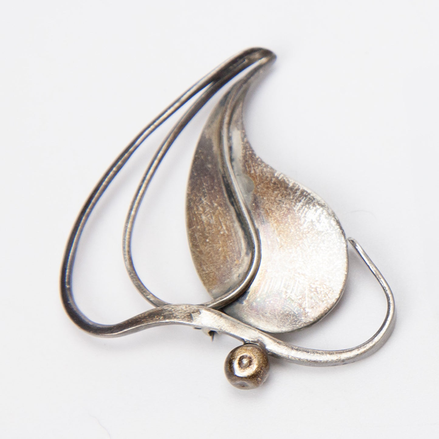 Mid Century Sterling Silver Modernist Abstract Brooch Pins Set of 3 SYZMAK