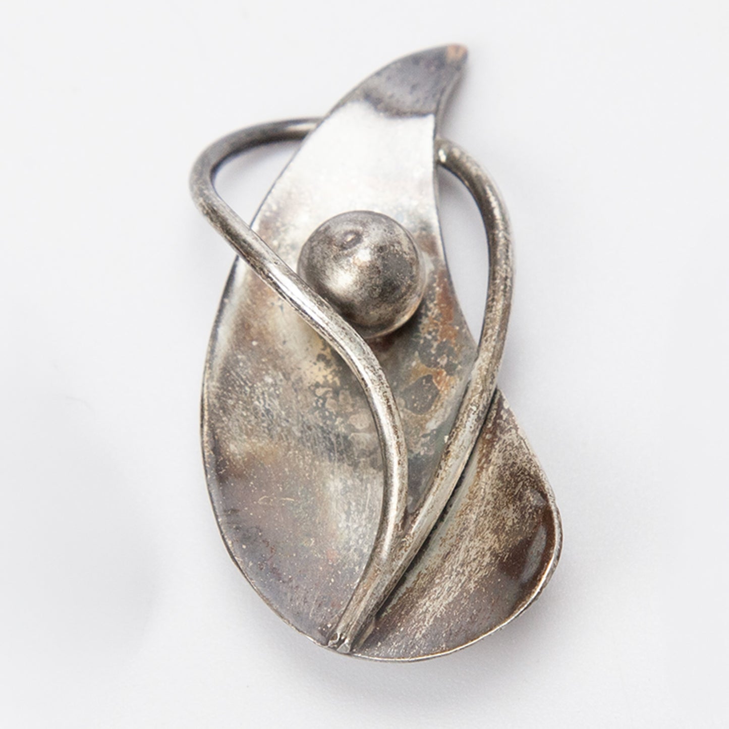Mid Century Sterling Silver Modernist Abstract Brooch Pins Set of 3 SYZMAK
