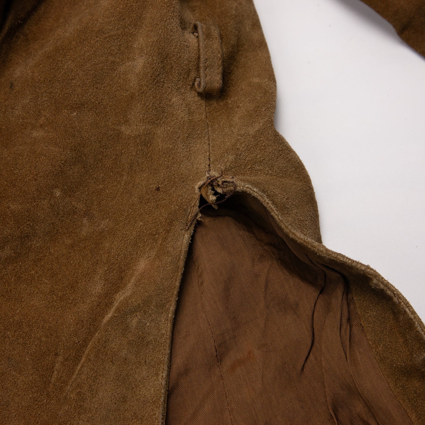 Vintage Women's Calf Suede Western Ranch Wear Shacket XS/S Distressed