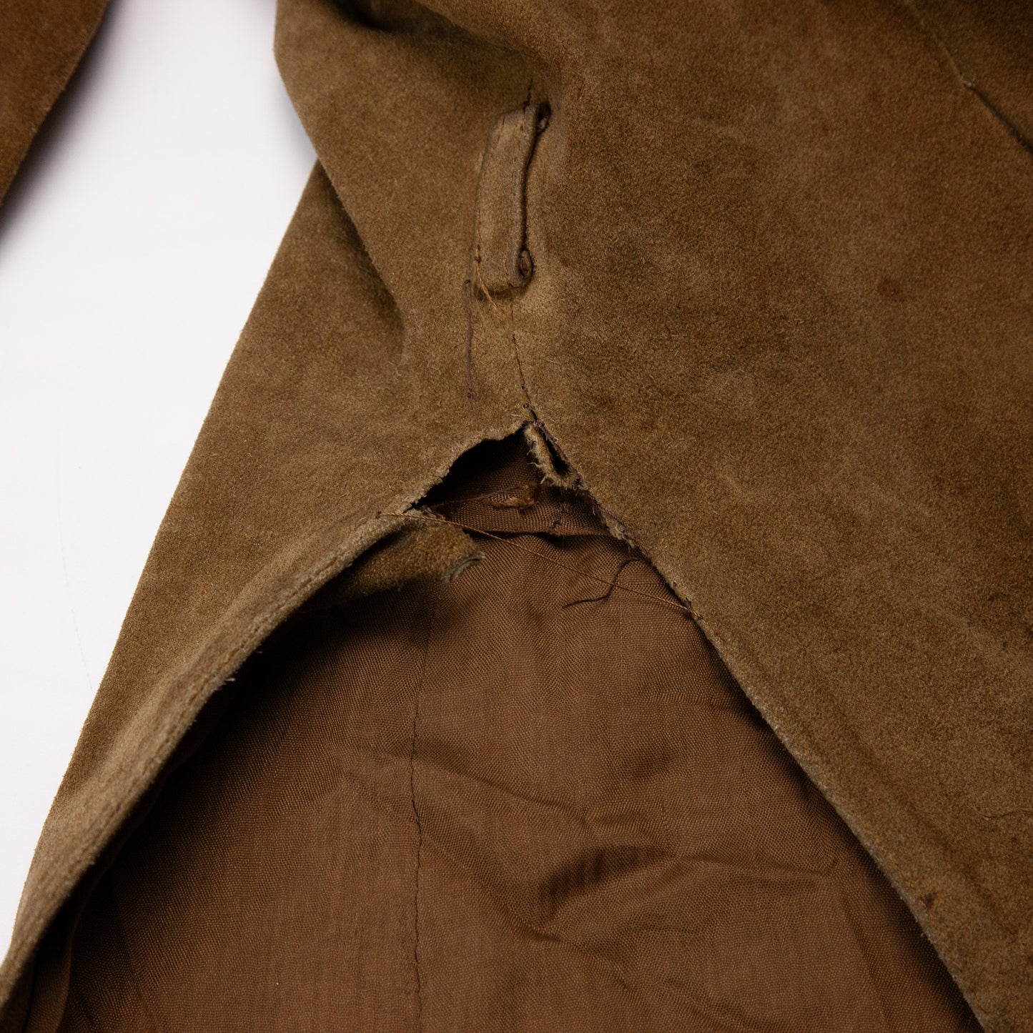 Vintage Women's Calf Suede Western Ranch Wear Shacket XS/S Distressed