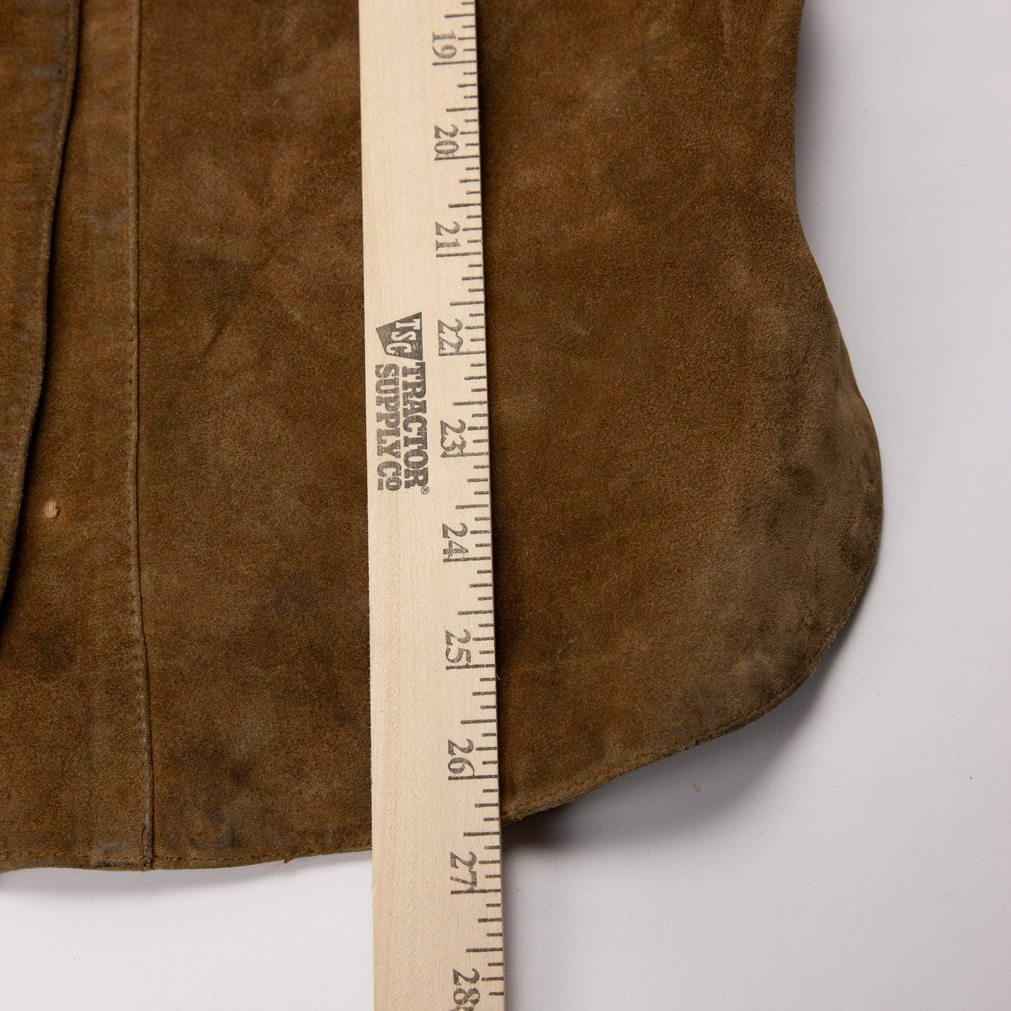 Vintage Women's Calf Suede Western Ranch Wear Shacket XS/S Distressed