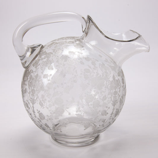 Cambridge Rose Point 80 oz Ball Lip Pitcher