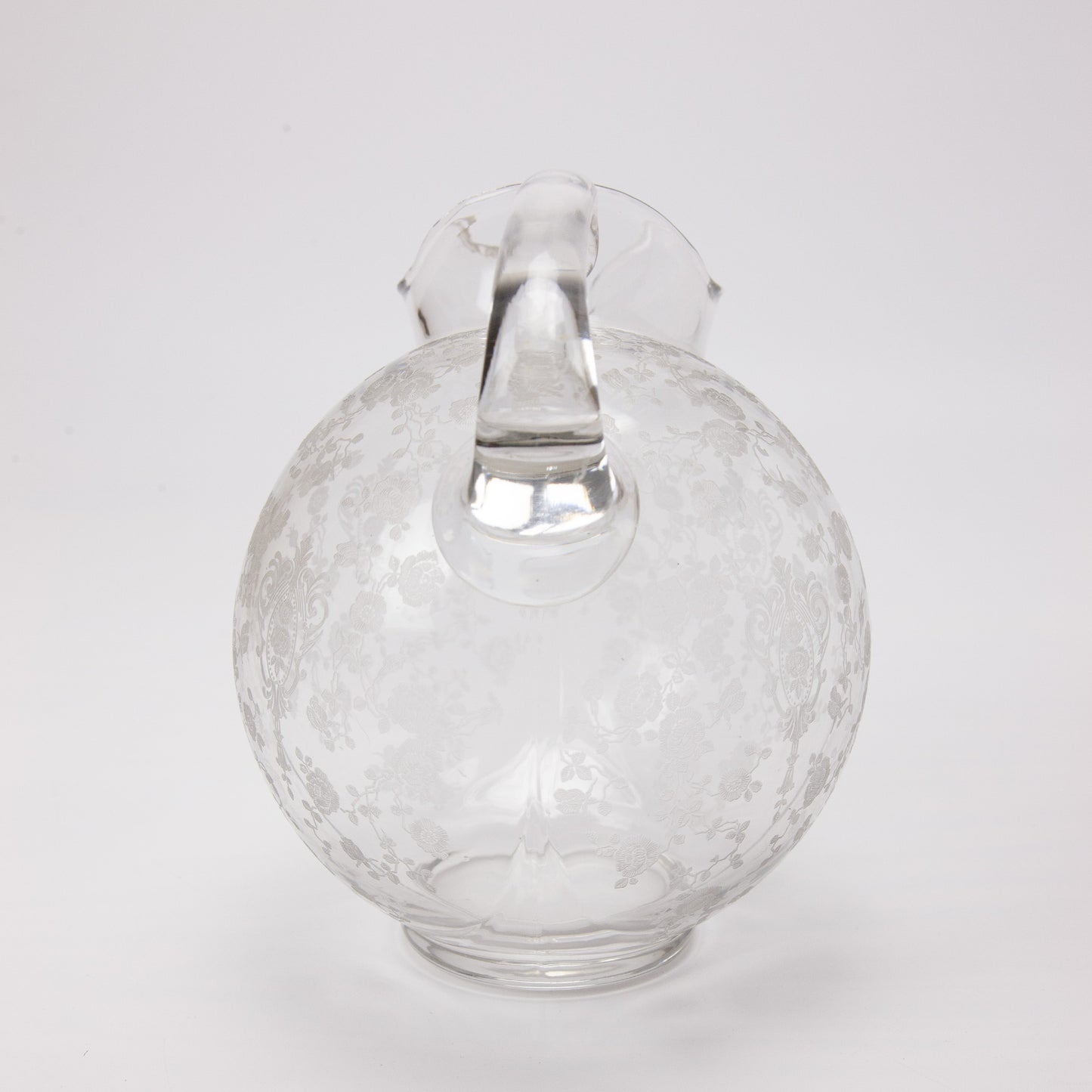 Cambridge Rose Point 80 oz Ball Lip Pitcher