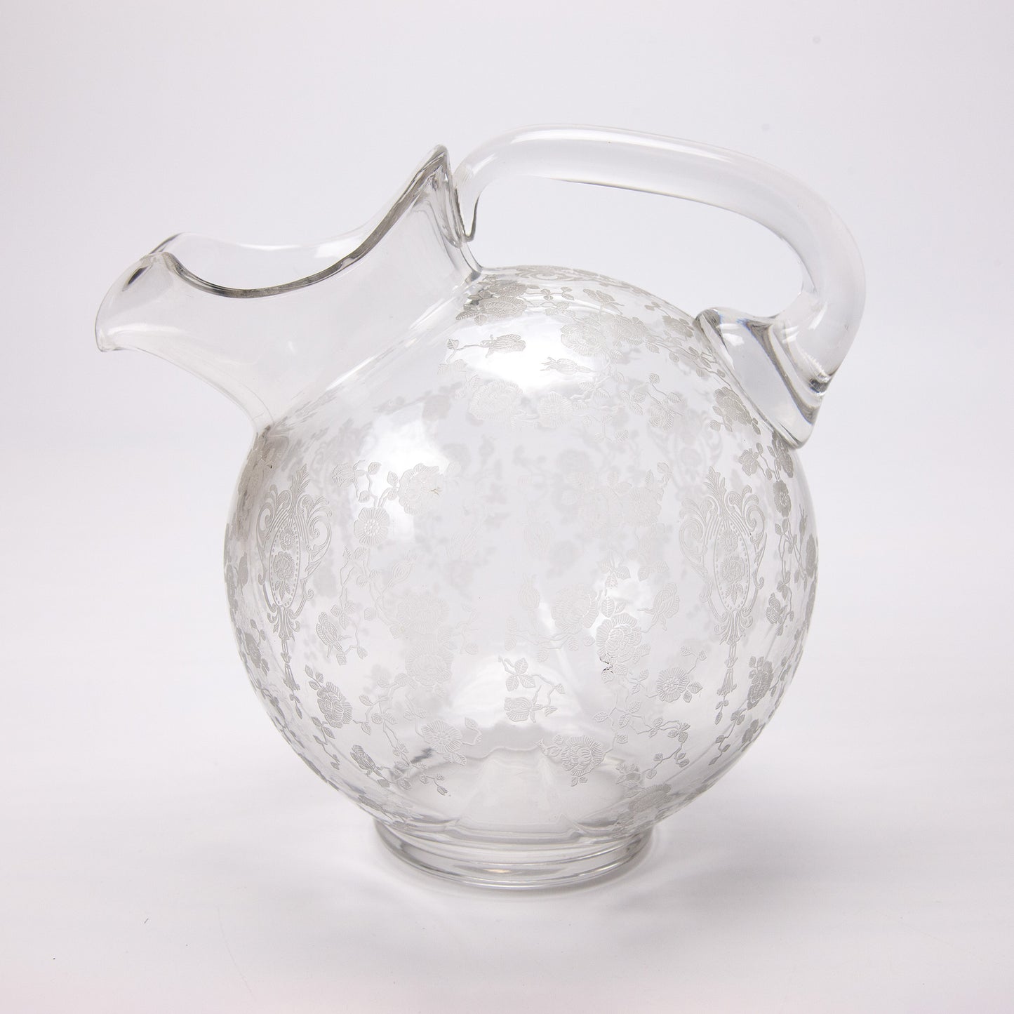 Cambridge Rose Point 80 oz Ball Lip Pitcher