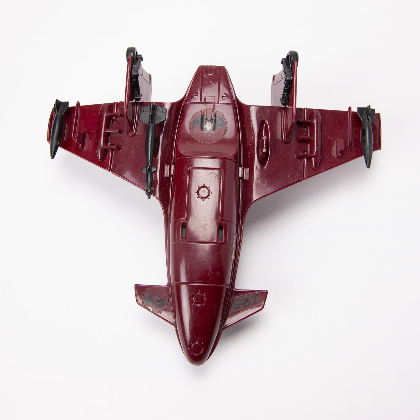 1986 G.I. Joe Cobra Terror Drome Firebat Jet Incomplete